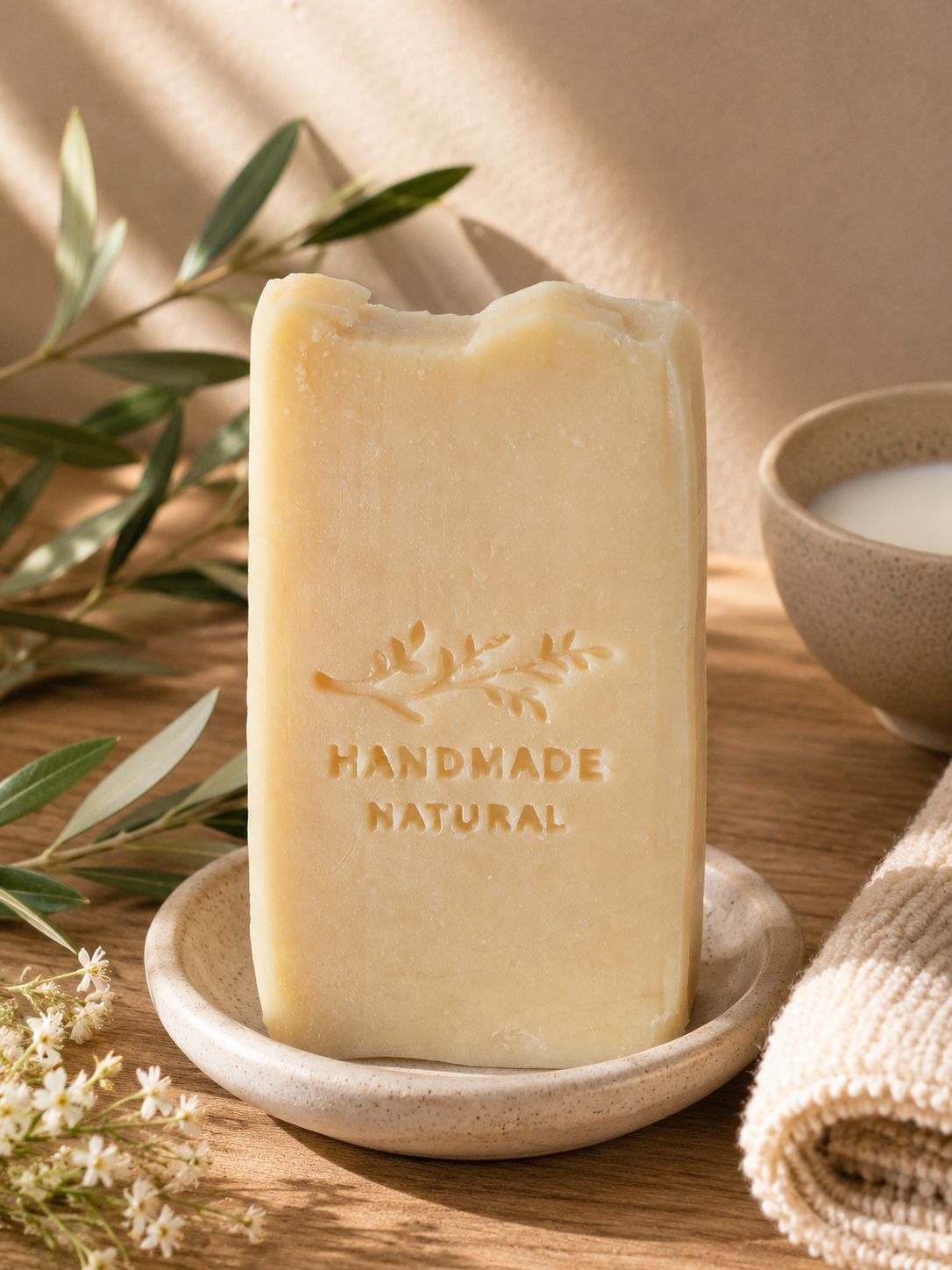 Savon Artisanal à l’Huile d’Olive & Lait d’Ânesse
