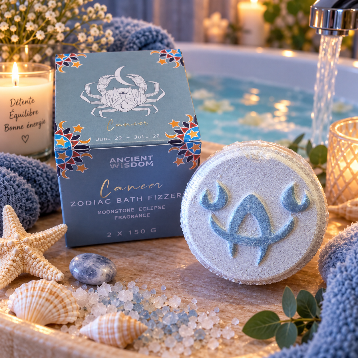 Coffret Bombes de Bain du Zodiaque – Cancer