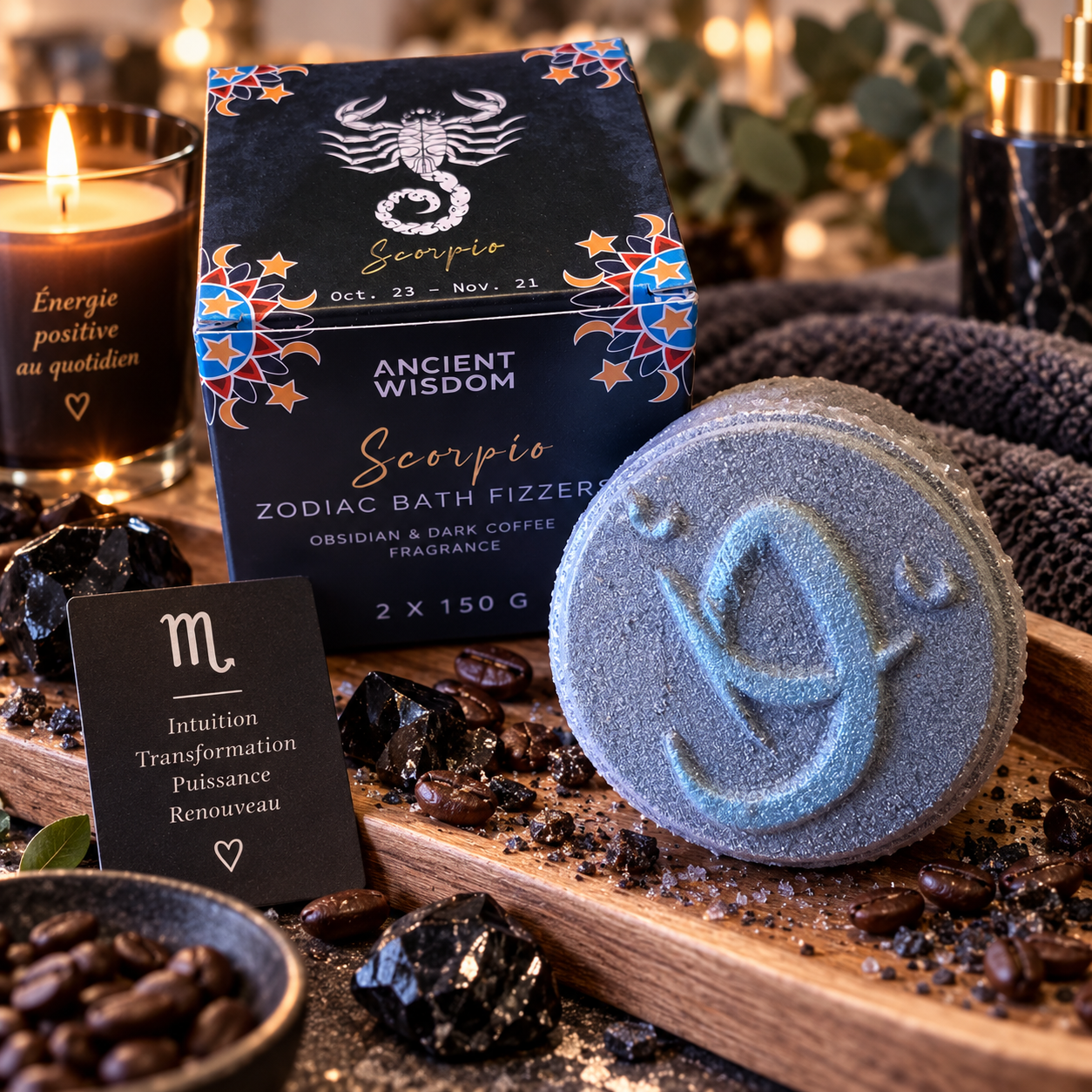 Coffret Bombes de Bain du Zodiaque – Scorpion