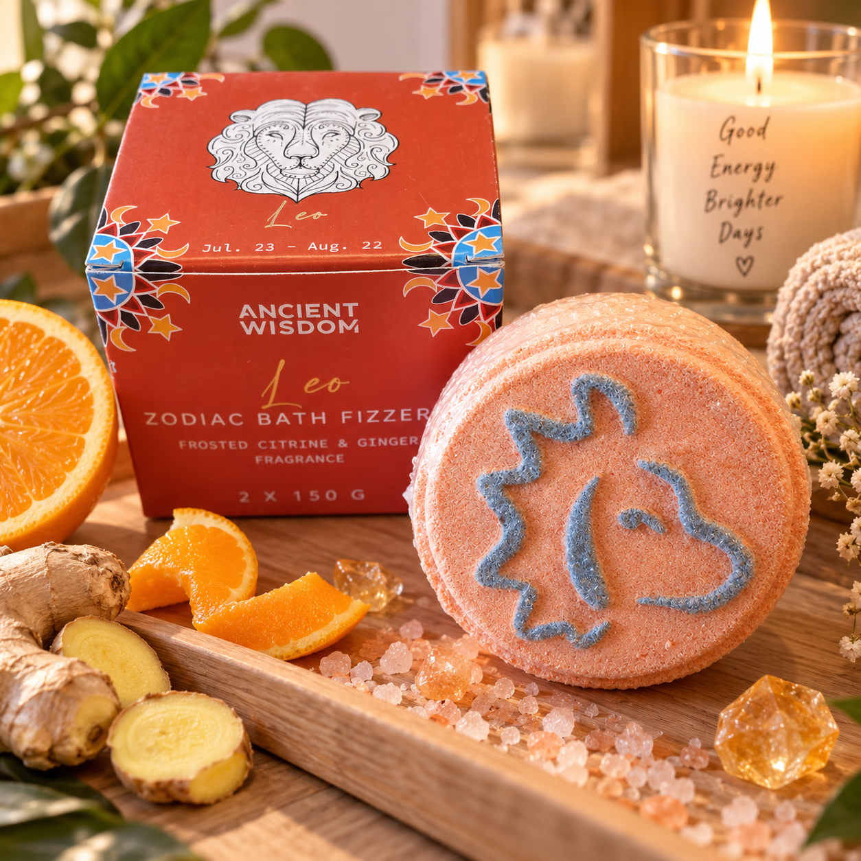 Coffret Bombes de Bain du Zodiaque – Lion