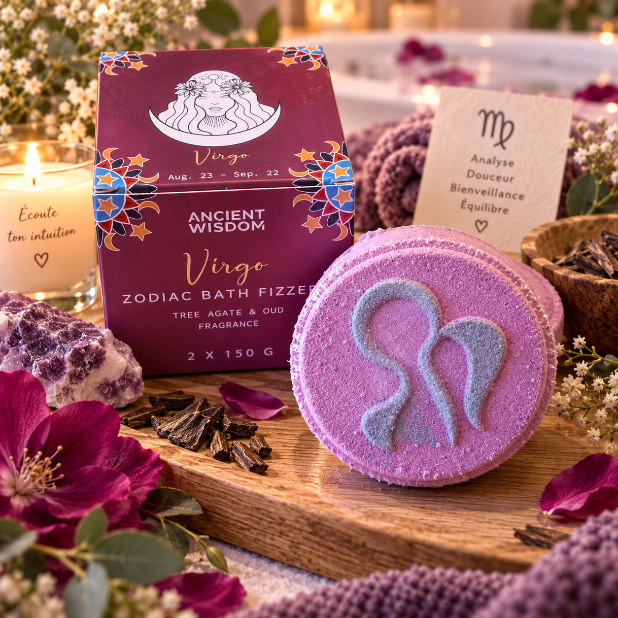Coffret Bombes de Bain du Zodiaque – Vierge