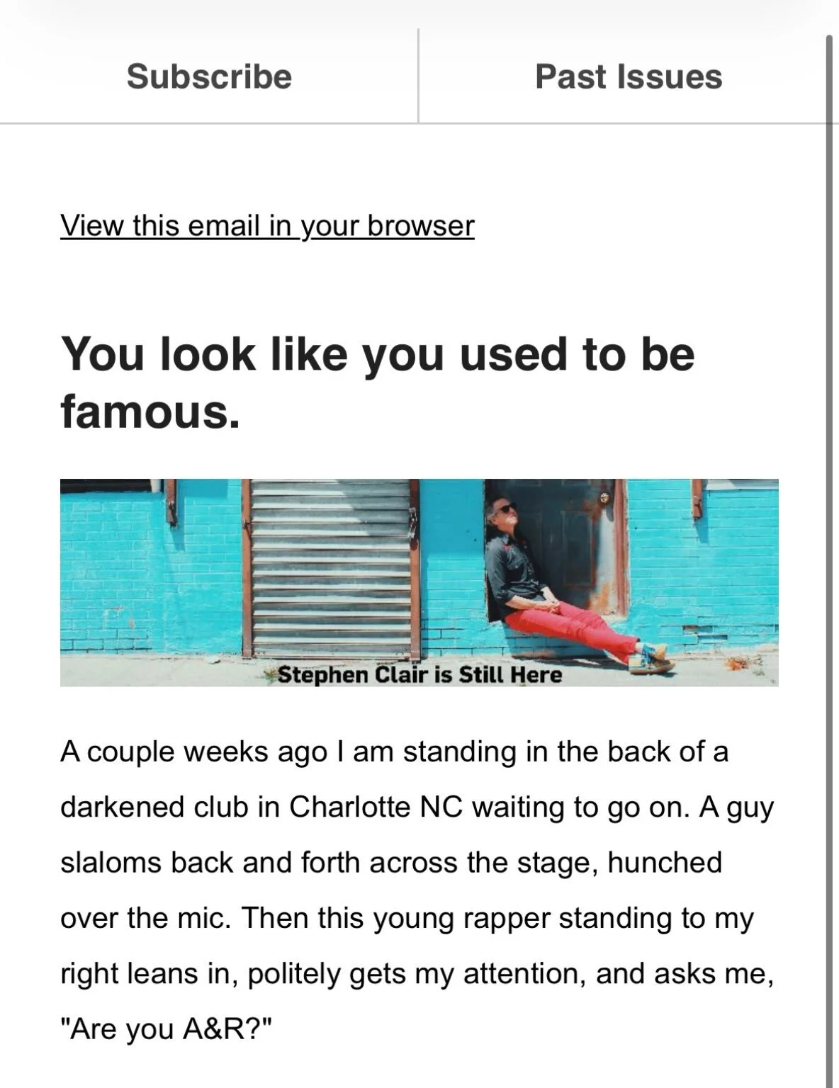 Wow. So many of you deep thinkers wrote back with such thought-filled sentiments after my first-ever monthly newsletter went out last week. 
Look for the next one on Nov 15. 
If you&rsquo;d still like to read it, or subscribe, there&rsquo;s a link in