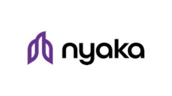 Logo with a purple stylized flame and the word 'Lumin' in black text