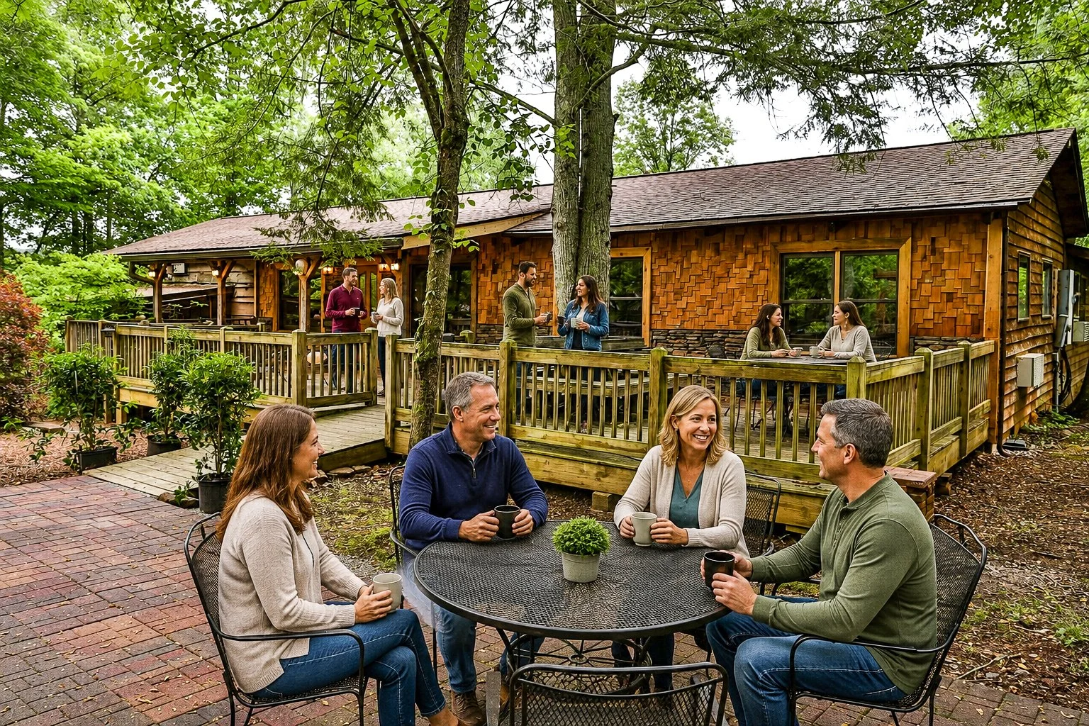 Lots of room to connect on this 140 acre resort