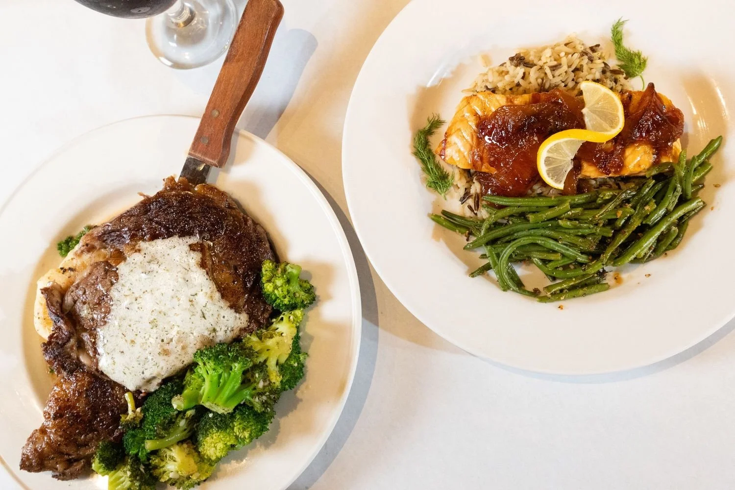 Dinner For 2 - Steak & Salmon