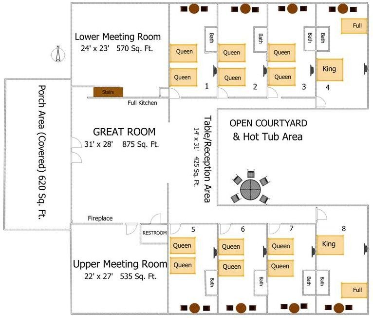 Floor Plan - Deer Trail Lodge
