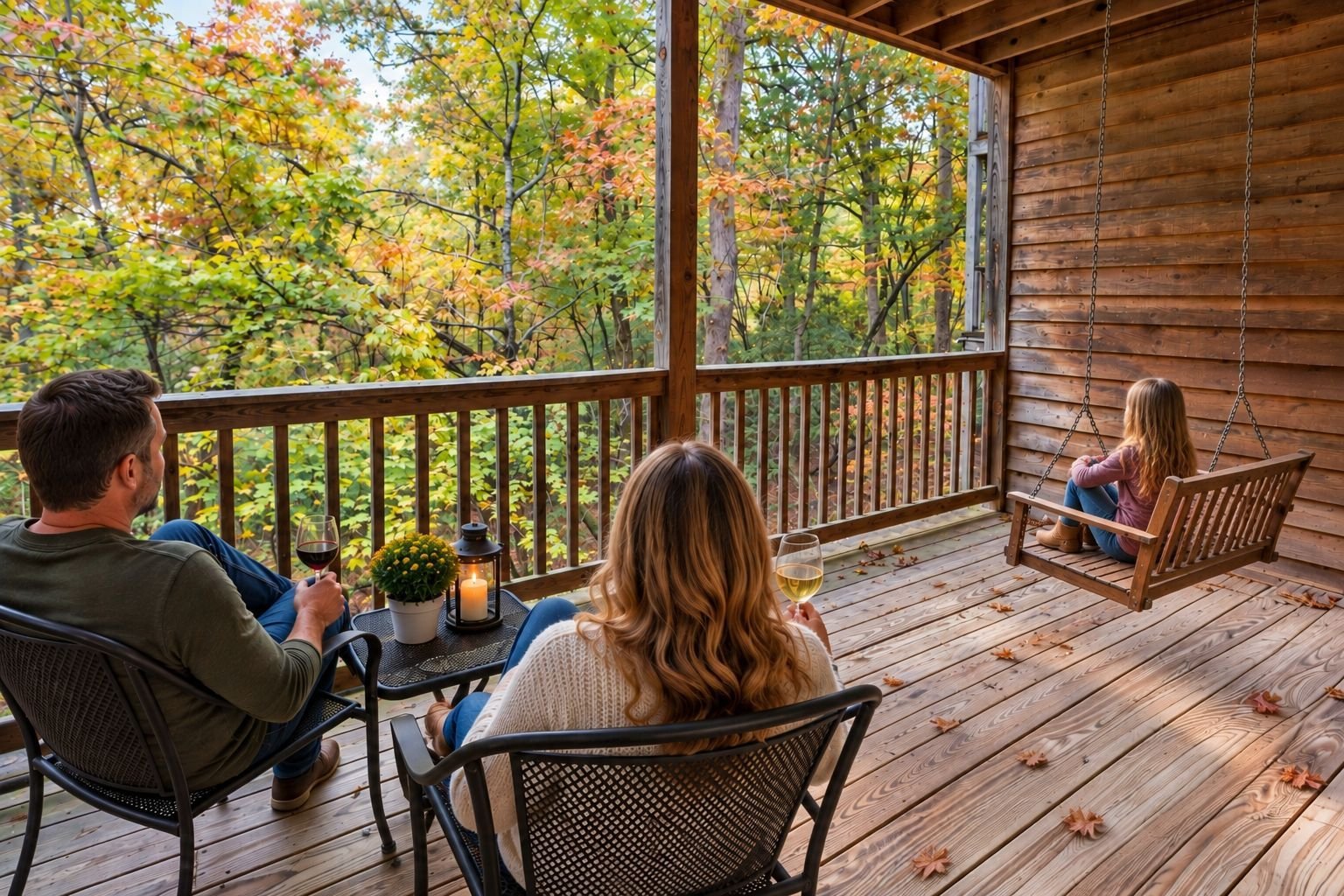 Mtn Laurel Inn:  Private Balcony Outside Master Bedroom