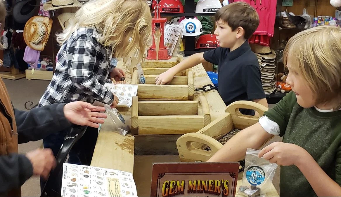 Gem Mining Inside the General Store