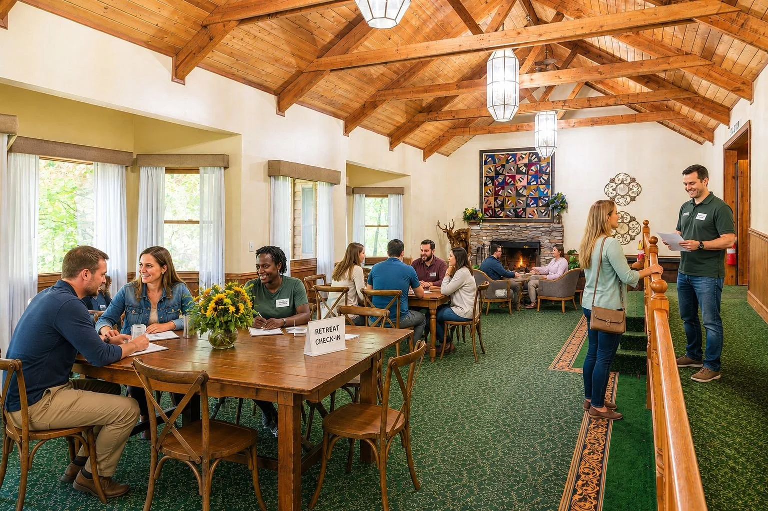 Conference Center Hospitality Room - Ideal for Registration andd Informal Gatherings