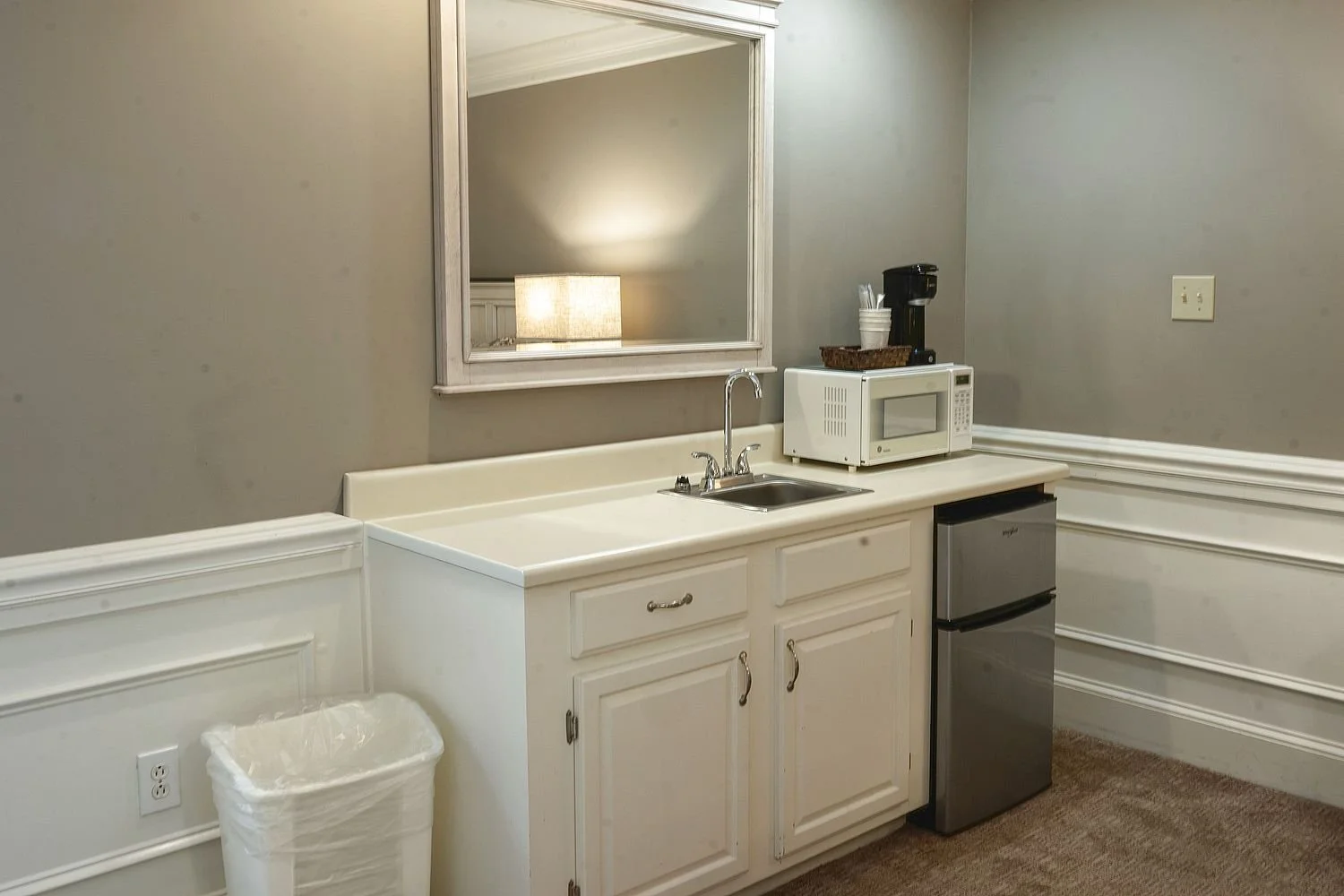 Kitchenette on 2nd floor of suite.