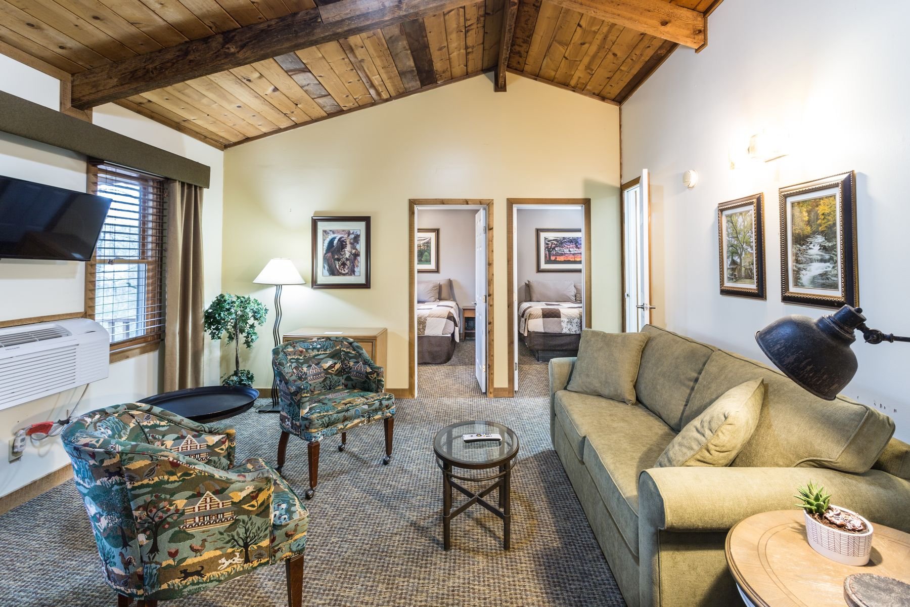 2-Bedroom Suite with Sitting area. 