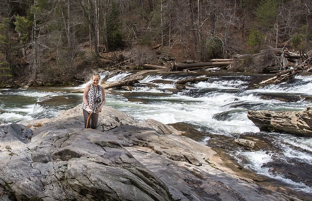 The Edge of the World, close to AMP, is a favorite nature hike (even has ASA trails) and picnic spot & on the way to Gibbs Gardens. Click photo for more details.