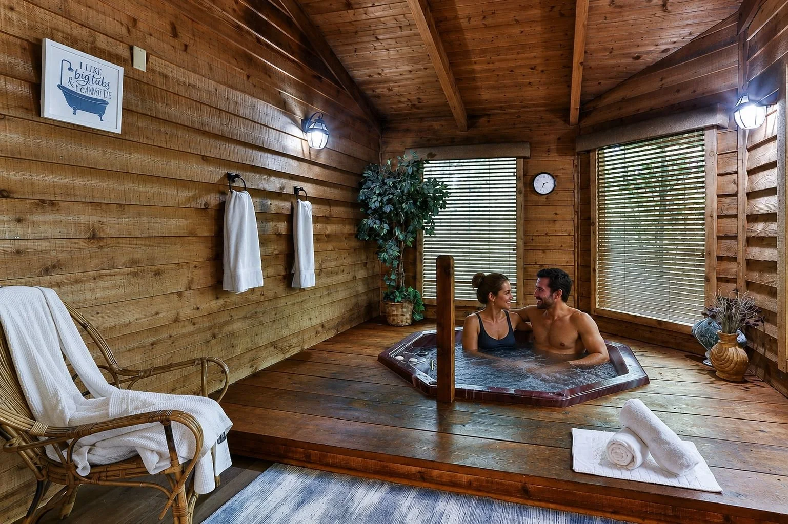 Honeymoon Cabin with Hot Tub in North GA Mountains