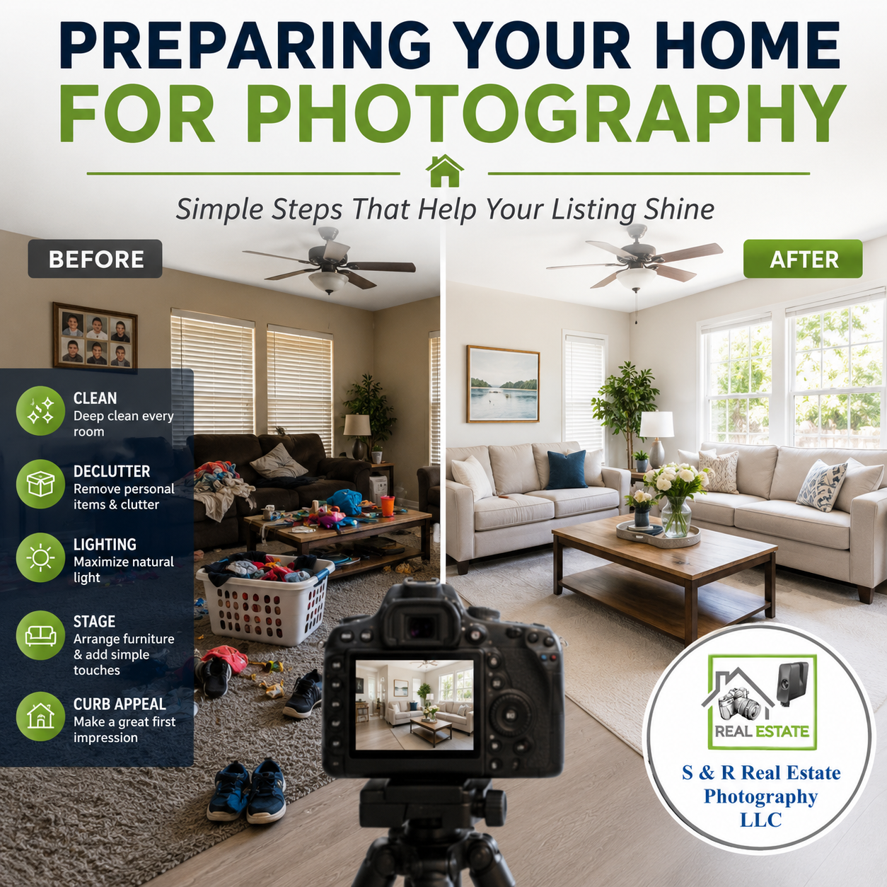 Preparing Your Home for Photography: The Complete Guide to Better Real Estate Listing Photos