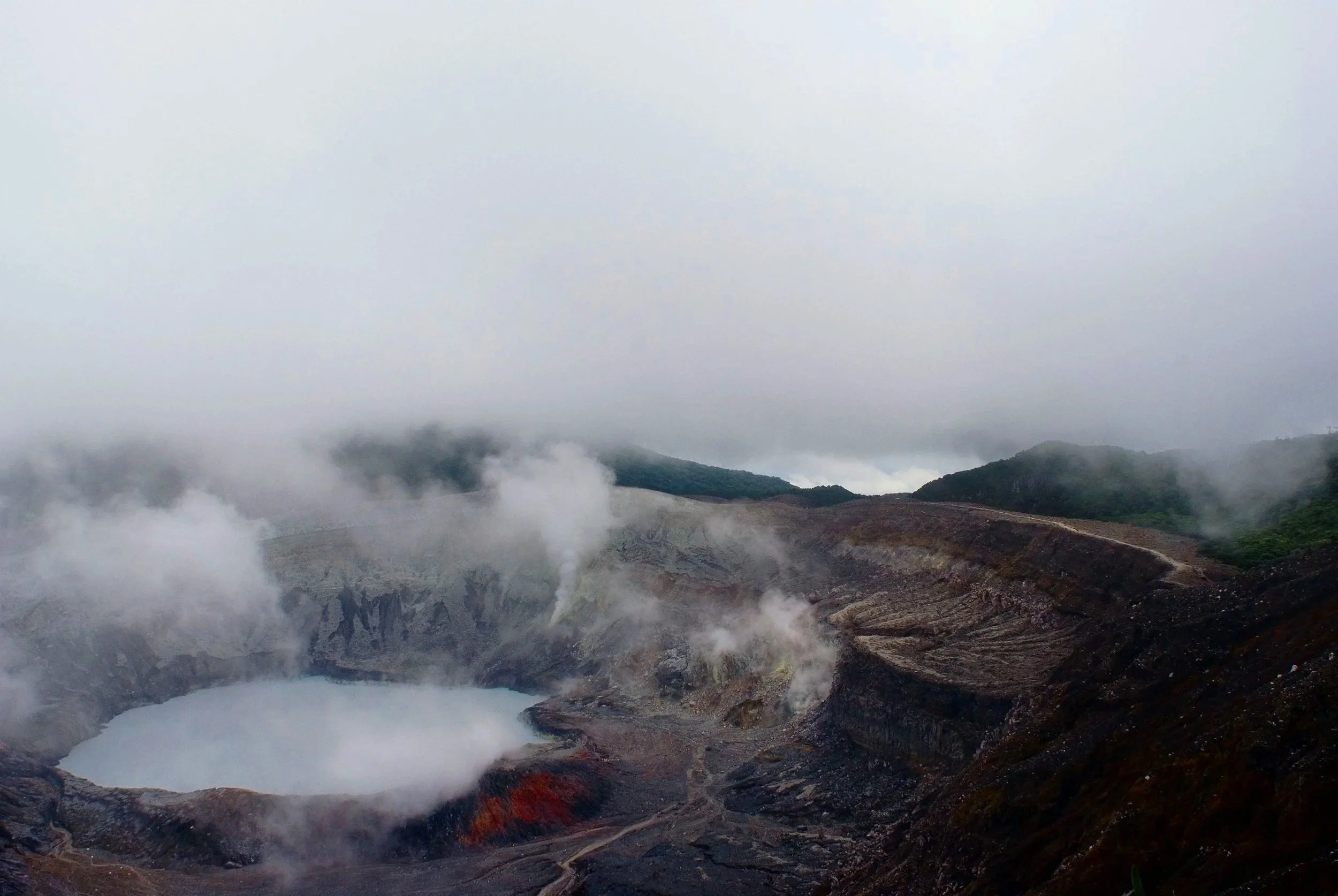 'Clouds and Sulfur Vapors", Poas Volcano National Park, San Isidro, Alajuela