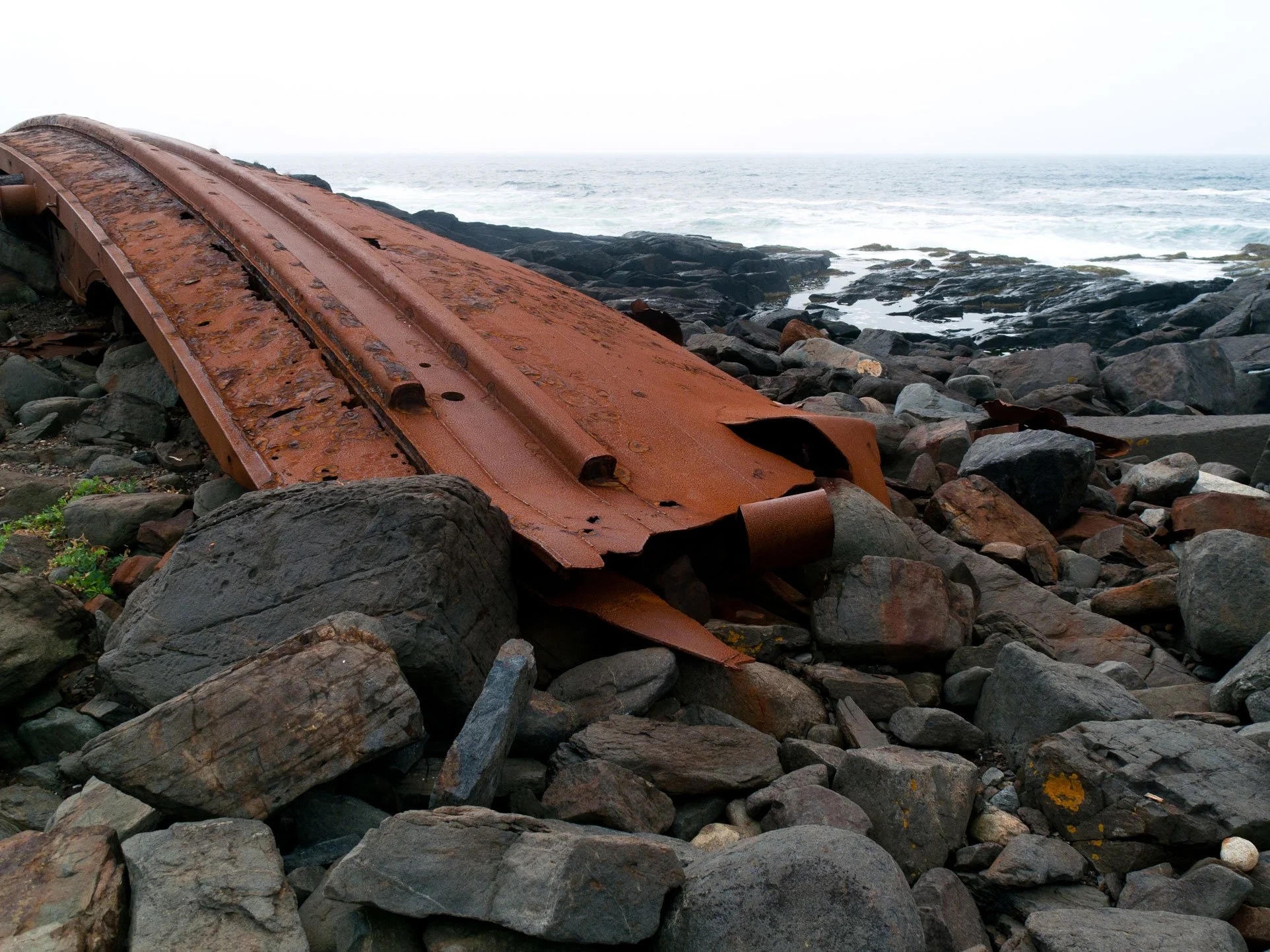 "Shipwreck", Island of Monhegan, 2010