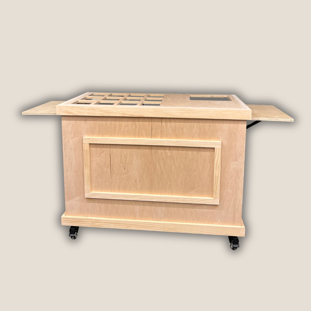 4ft Cart with Rectangle Front Trim