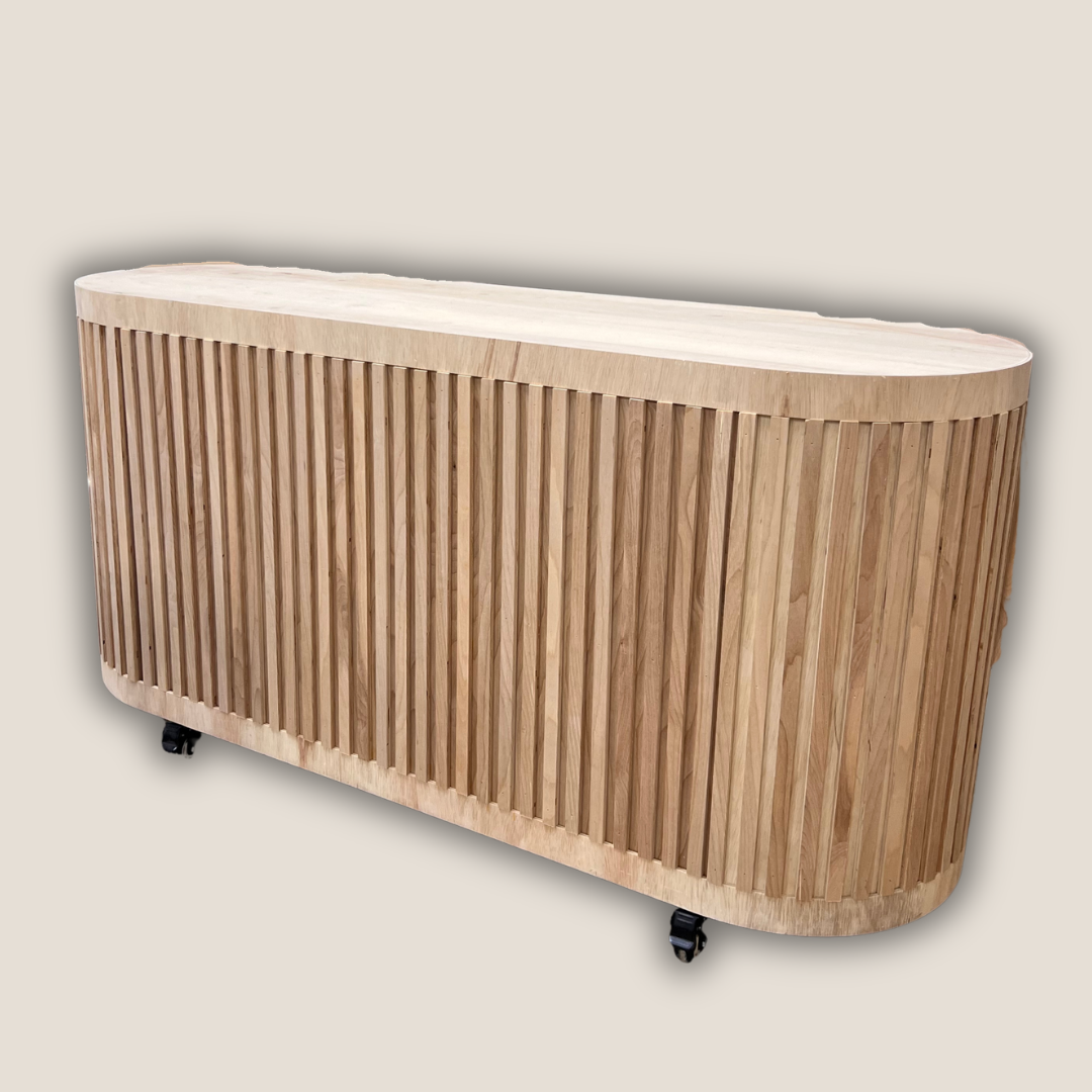 6ft Fluted Curved Cart