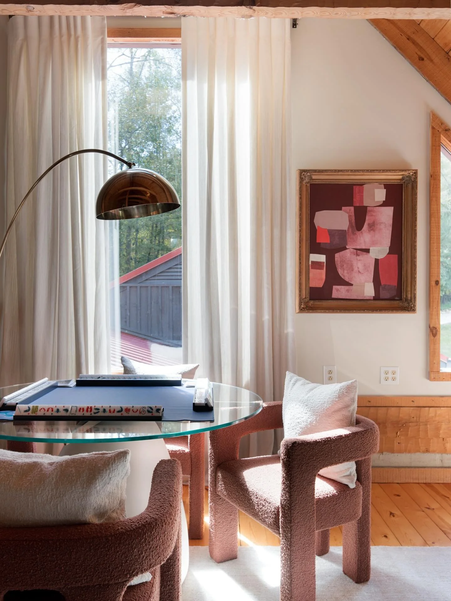 In almost every room of the house, you&rsquo;ll find a game. The lake house is a place to getaway with friends and family. The cell service is limited which ends up being another special piece to the puzzle. 

Mahjong, cards, chess &amp; dominos are 