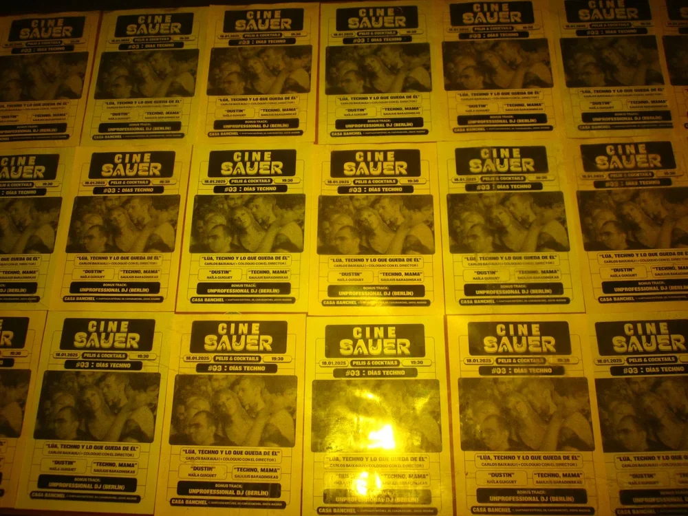 CineSAUER #3 · Días Techno