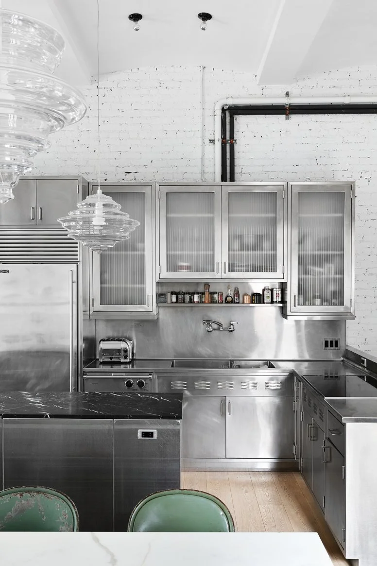 A Photographer's Kitchen in Stainless