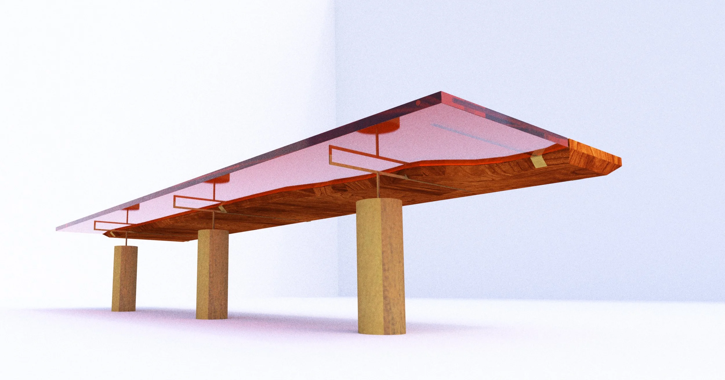 Resin Table Extension from Panama