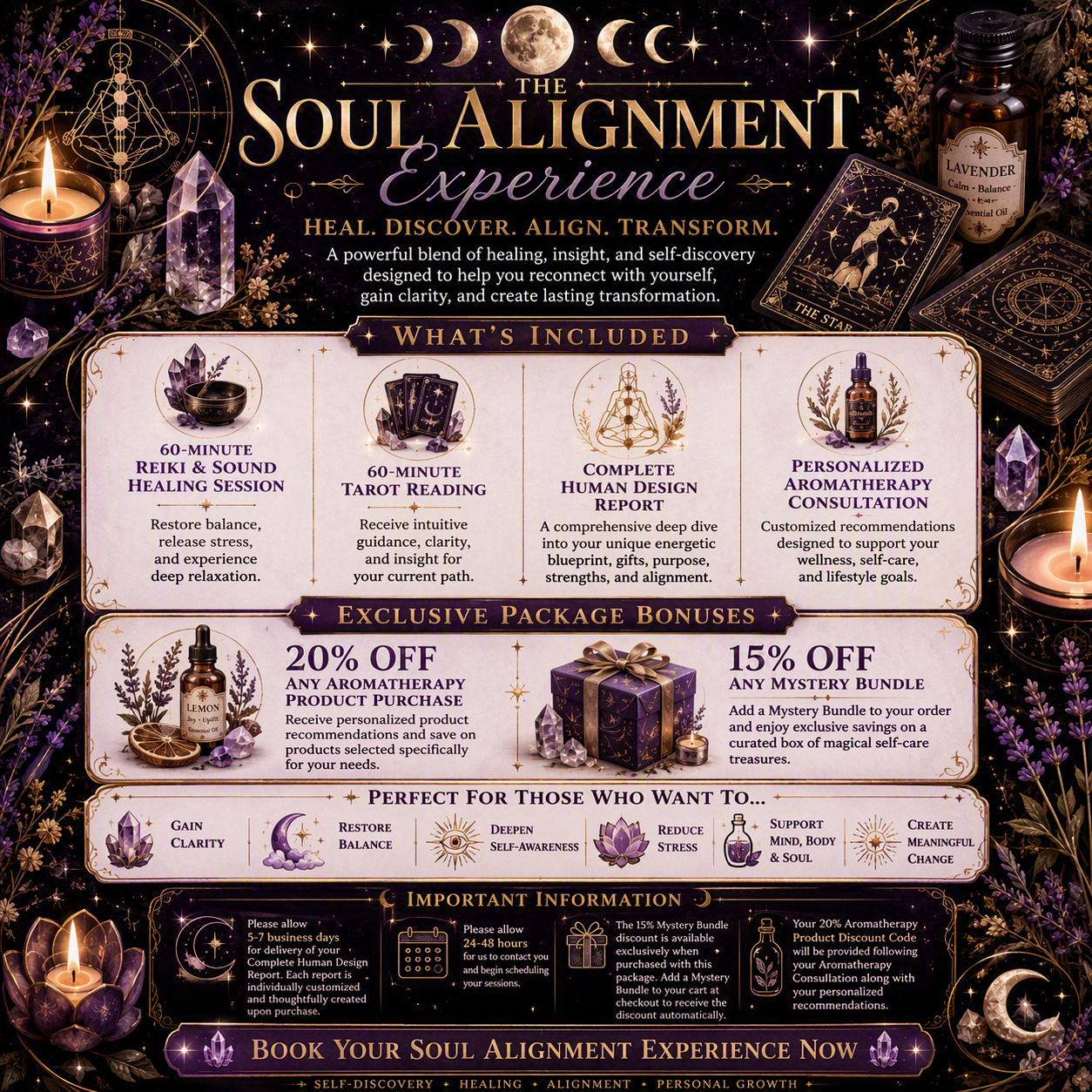 ✨ The Soul Alignment Experience Package
