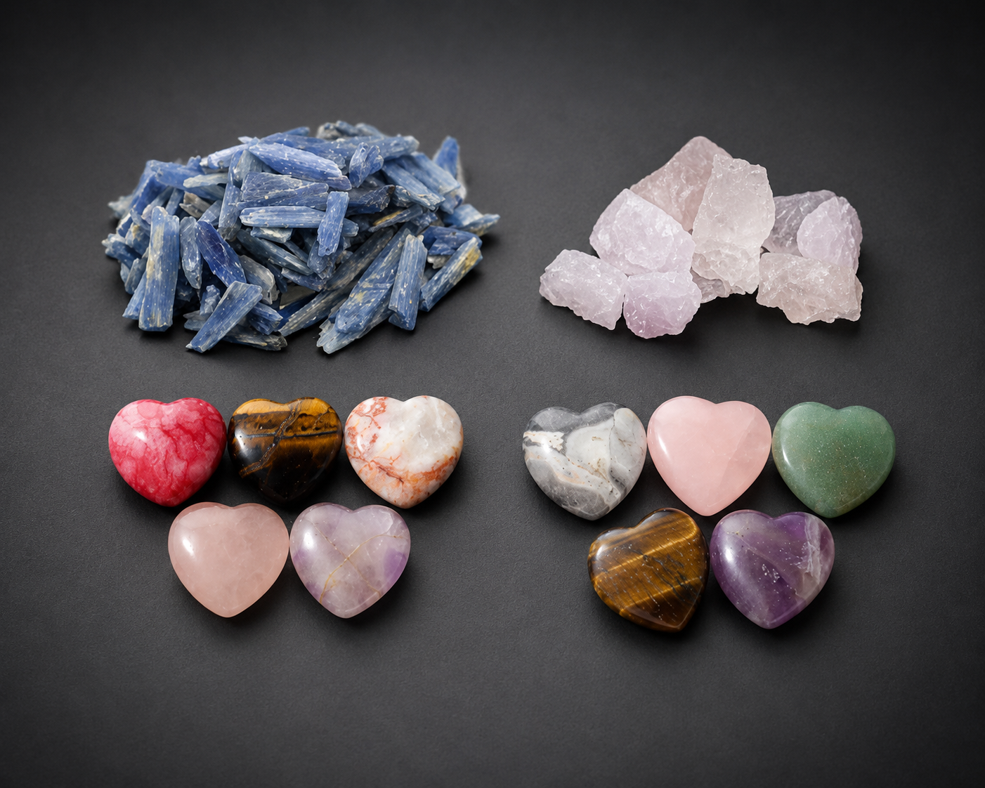 Crystal Minis - Heart, Blade, Raw, Chip