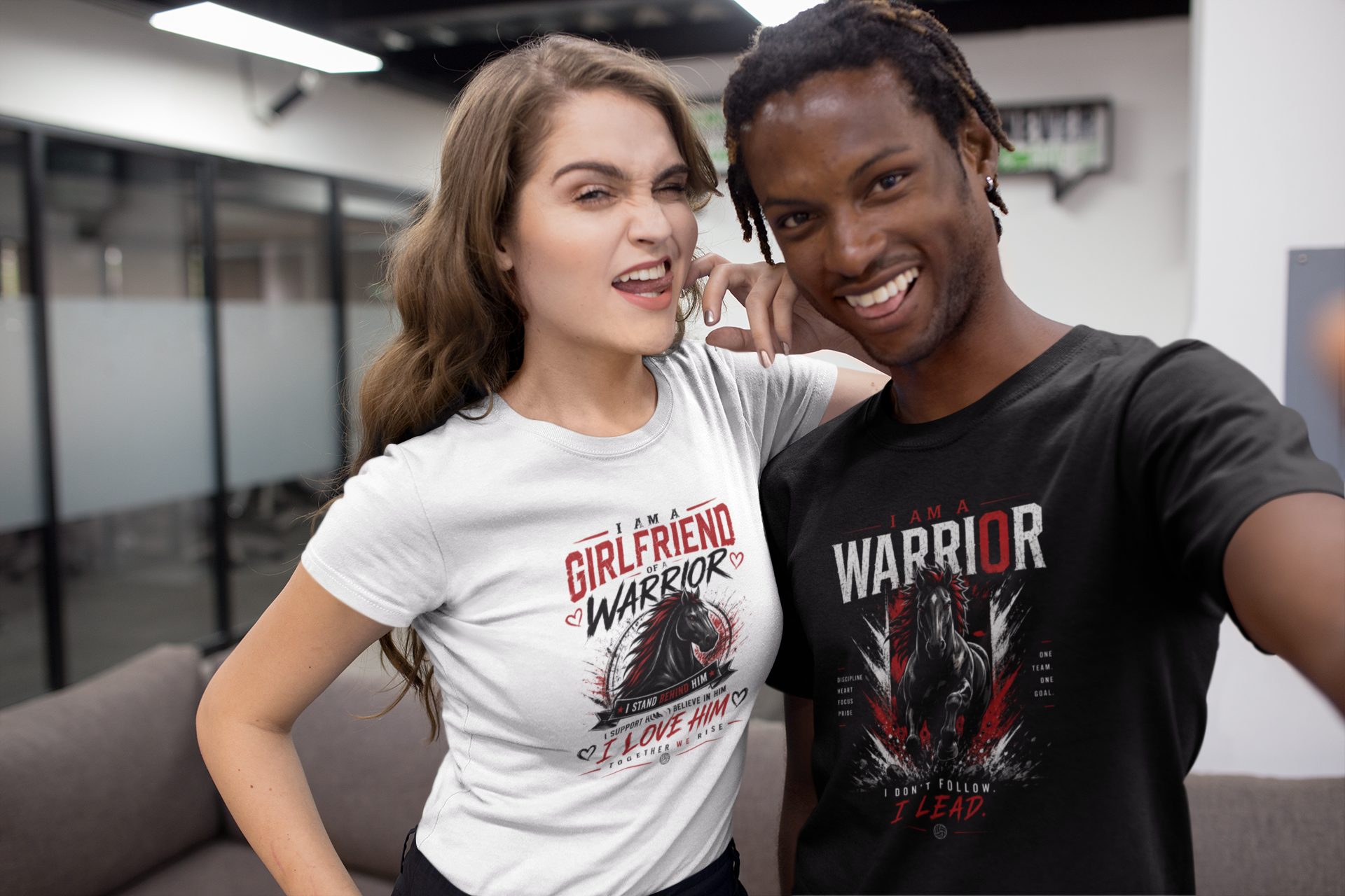 selfie-of-interracial-friends-having-fun-at-the-office-wearing-t-shirts-mockup-a20532.png