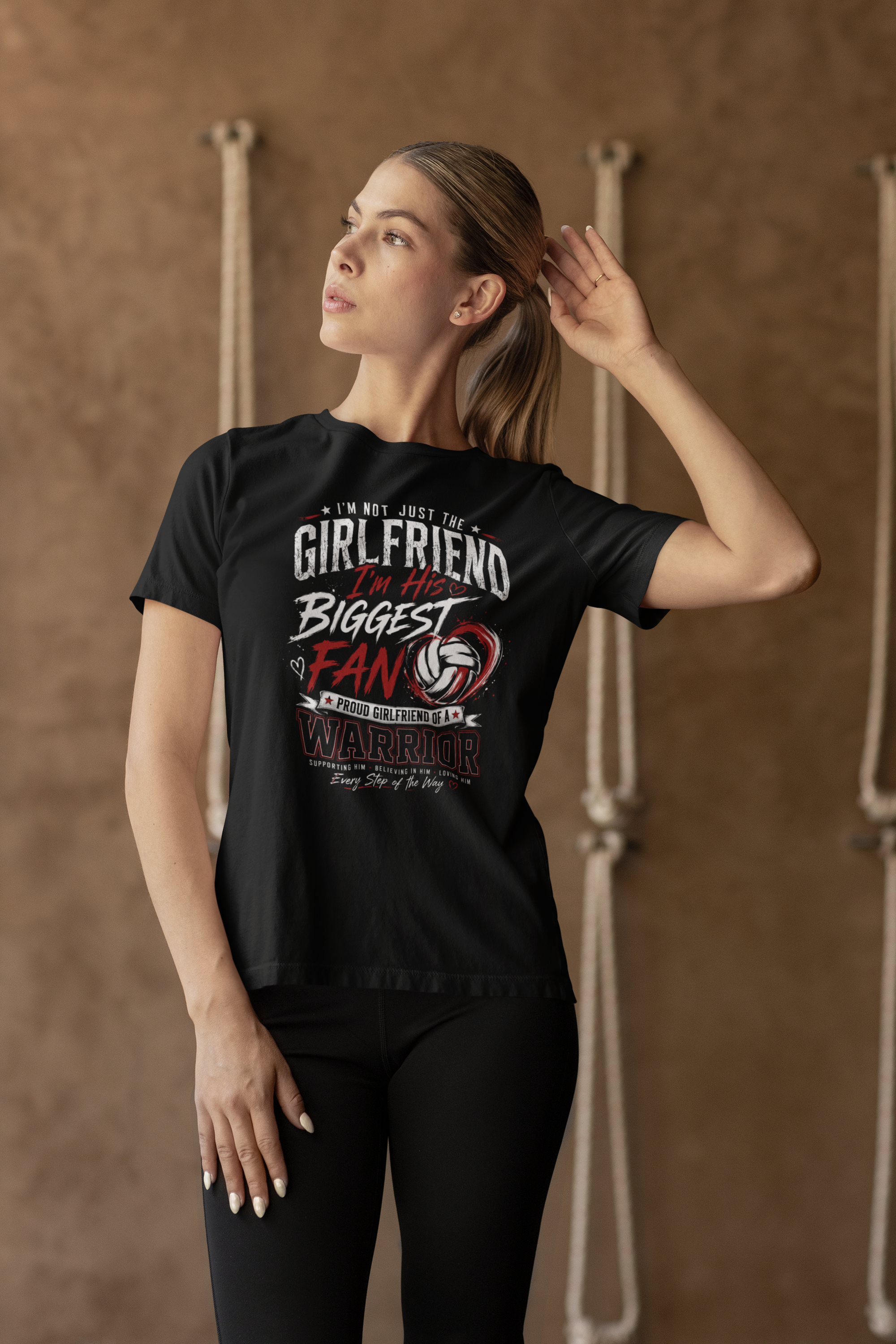 I'm Not Just the Girlfriend I'm His Biggest Fan Women's Relaxed T-Shirt