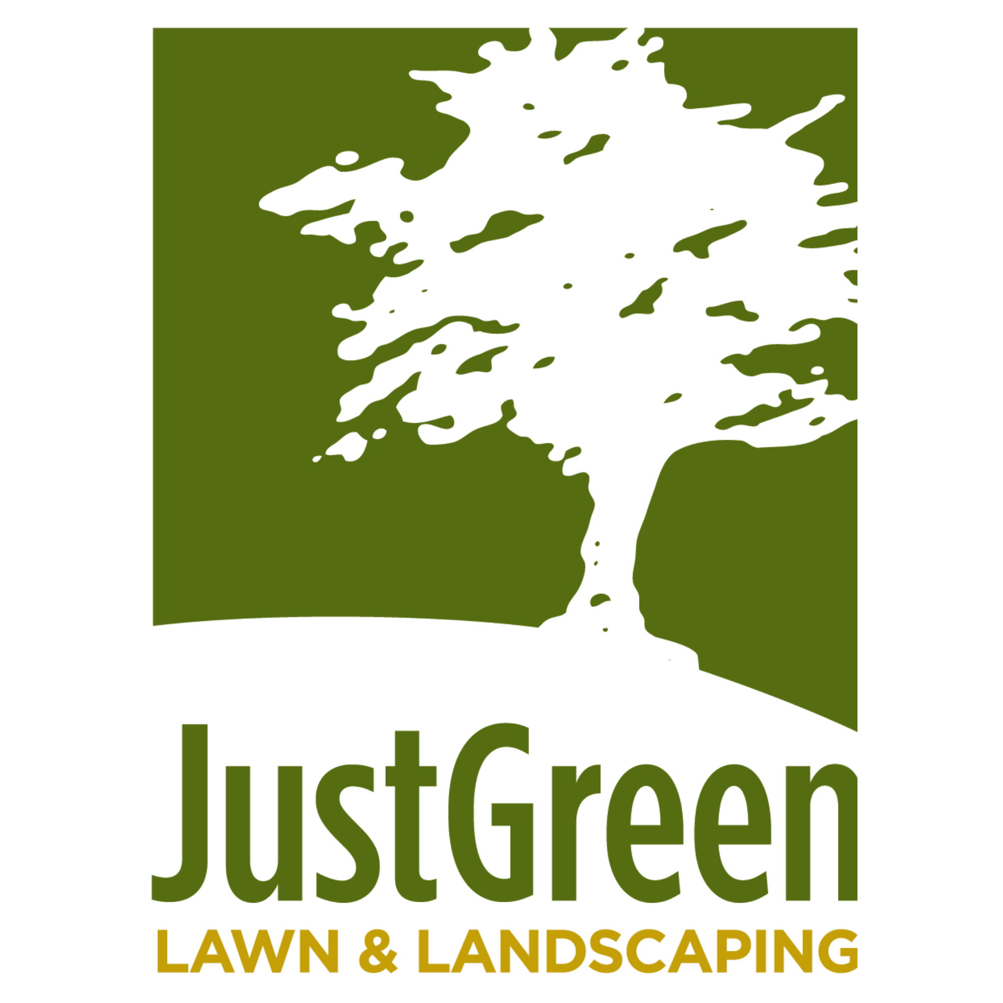 JustGreen lawn and Landscaping Logo