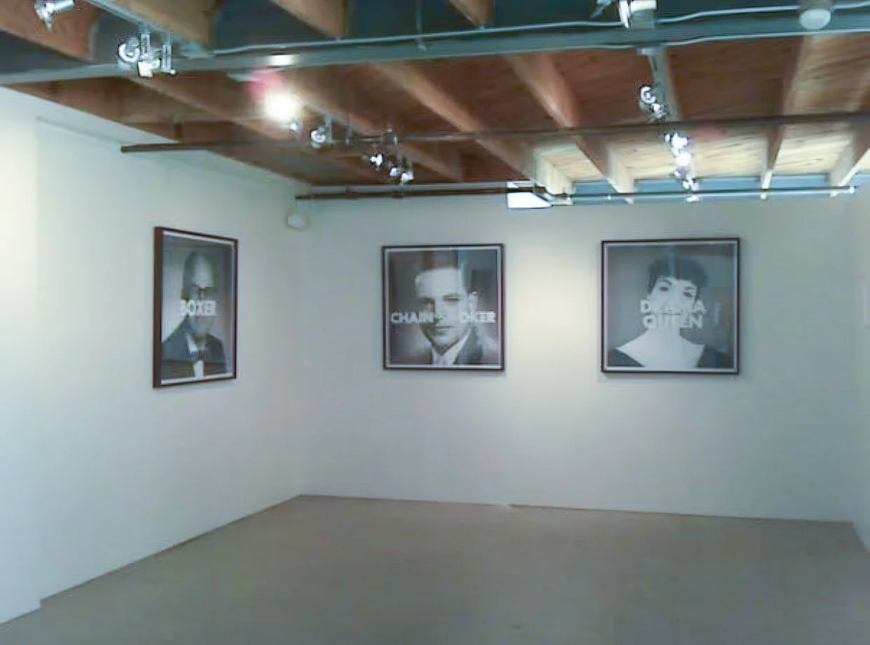 Image of exhibition of Labels Show at Guy Hepner in Los Angeles October 23, 2008