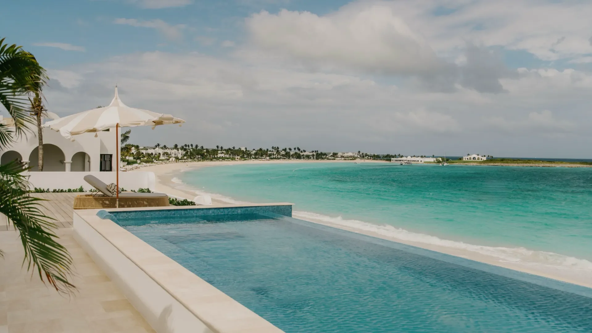 The Water and coastline outside the Cap Juluca, A Belmond Hotel