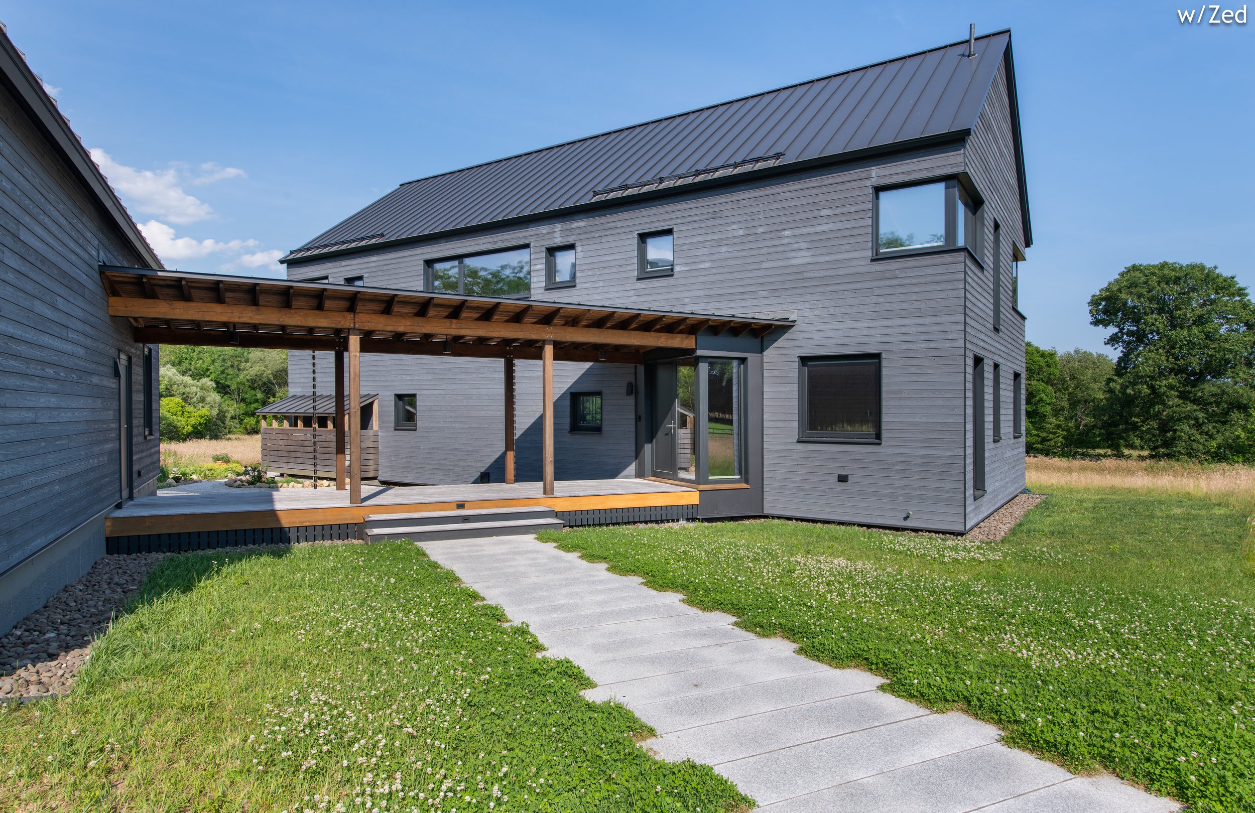BEASLEY ARCHITECTURE AND DESIGN - JAMES BEASLEY ARCHITECT - BaaD - rural architecture - barndominium -   - HUMAN ARCHITECTURE - HOUSE IN field - MAINE - NEW ENGLAND - RHODE ISLAND CUSTOM architecture - simple form - zero Energy Design - Crafted Space