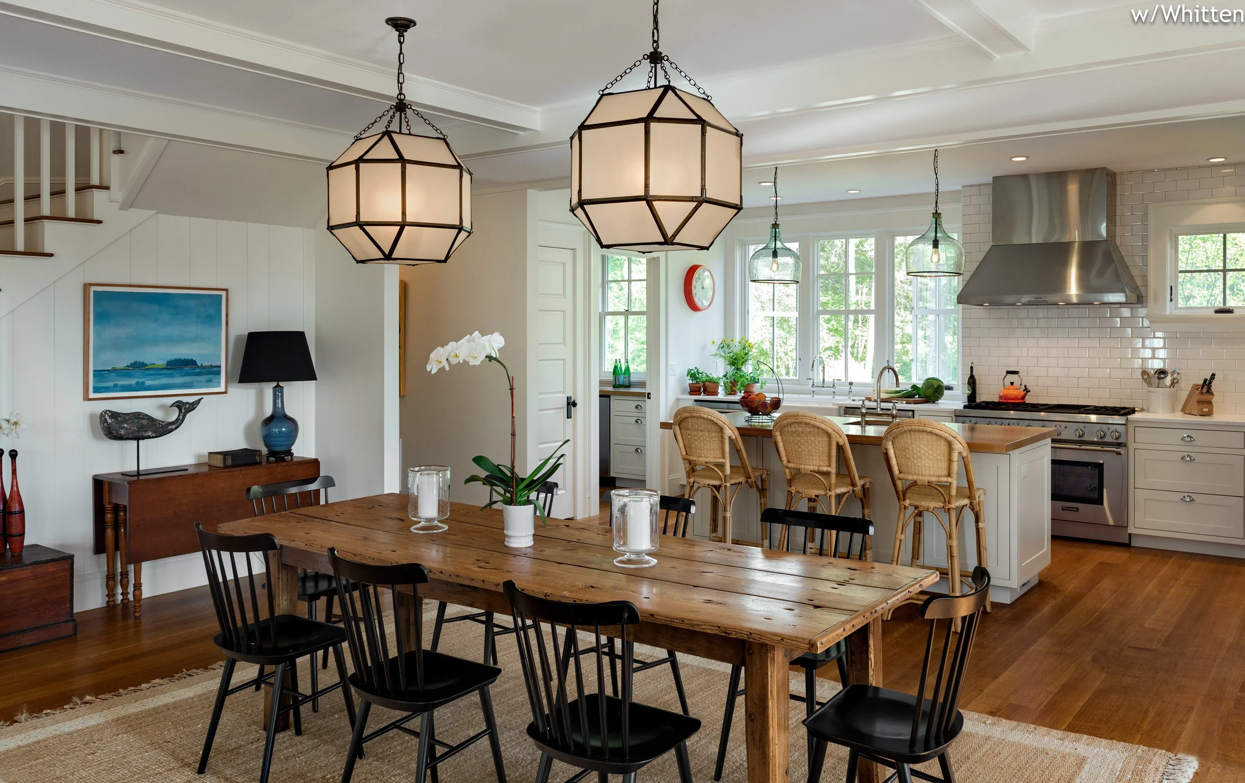 BEASLEY ARCHITECTURE AND DESIGN - JAMES BEASLEY ARCHITECT - shingle style - coastal architecture- screen porch - HUMAN ARCHITECTURE - fireplace - MAINE - NEW ENGLAND - CUSTOM archititecture - traditional - sleeping porch - open corner fireplace