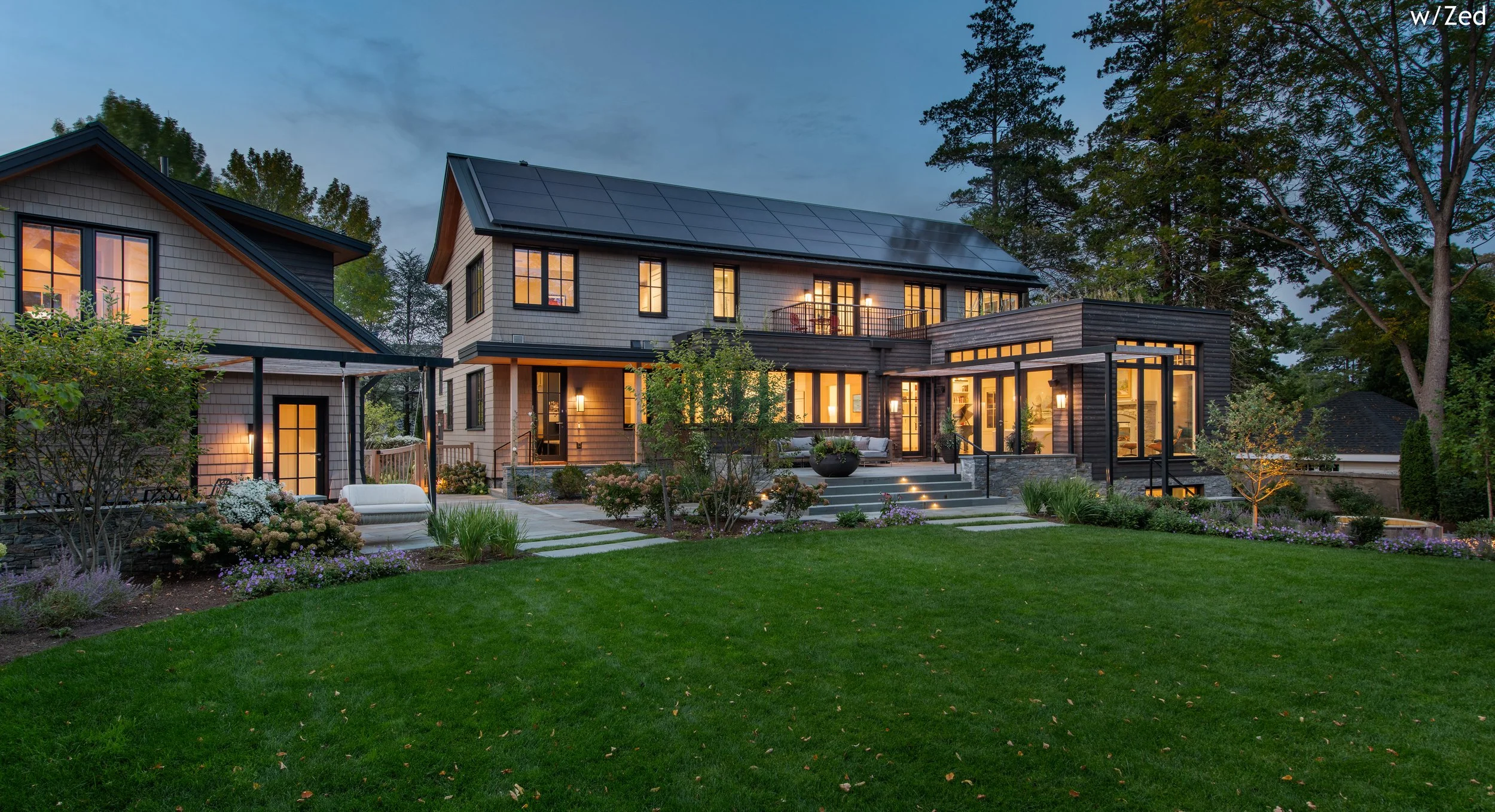 AMES BEASLEY ARCHITECT - BaaD - URBAN OASIS COTTAGE  - HUMAN ARCHITECTURE - HOUSE IN THE TREES - MAINE - NEW ENGLAND - RHODE ISLAND CUSTOM -Zero Energy Design