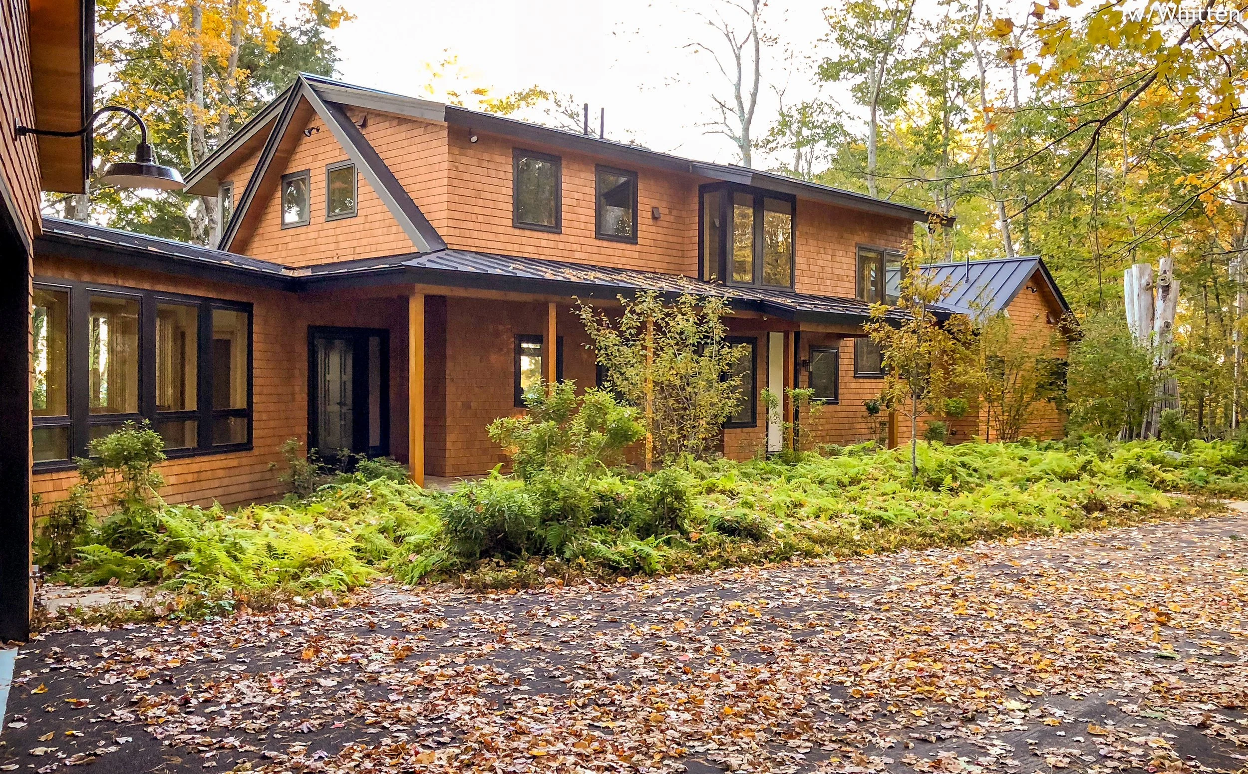 BEASLEY ARCHITECTURE AND DESIGN - JAMES BEASLEY ARCHITECT - BaaD - rural architecture - water house- glass house - shingle style - shingle house - HUMAN ARCHITECTURE - HOUSE IN woods -  Maine cottage - MAINE - NEW ENGLAND - CUSTOM architecture - net-