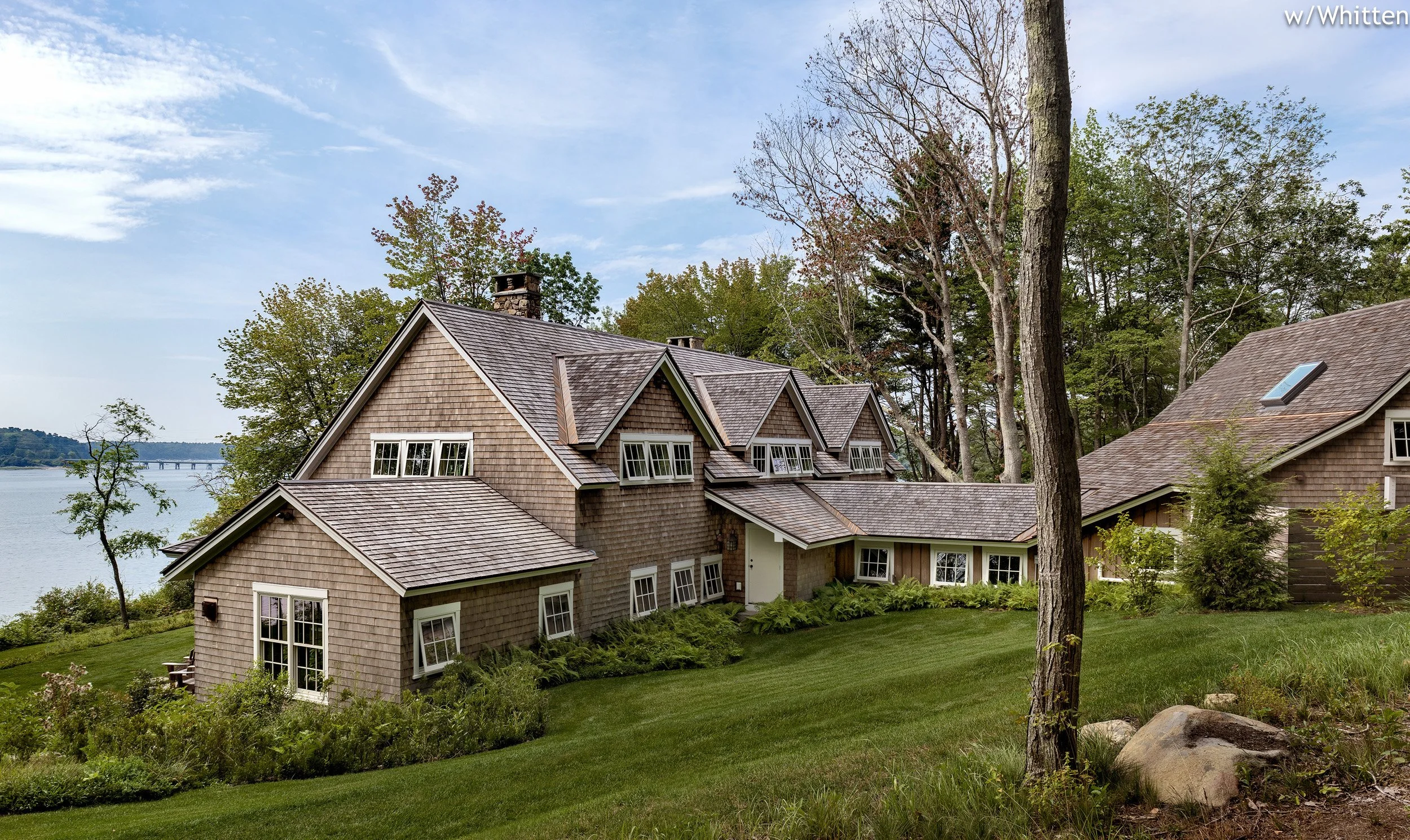 Beasley Architecture and Design - JAMES BEASLEY ARCHITECT - BaaD - shingle style - COTTAGE - maine Cottage - HUMAN ARCHITECTURE - HOUSE IN THE TREES - MAINE - NEW ENGLAND - coastal CUSTOM -whitten architects - energy efficient - shingle