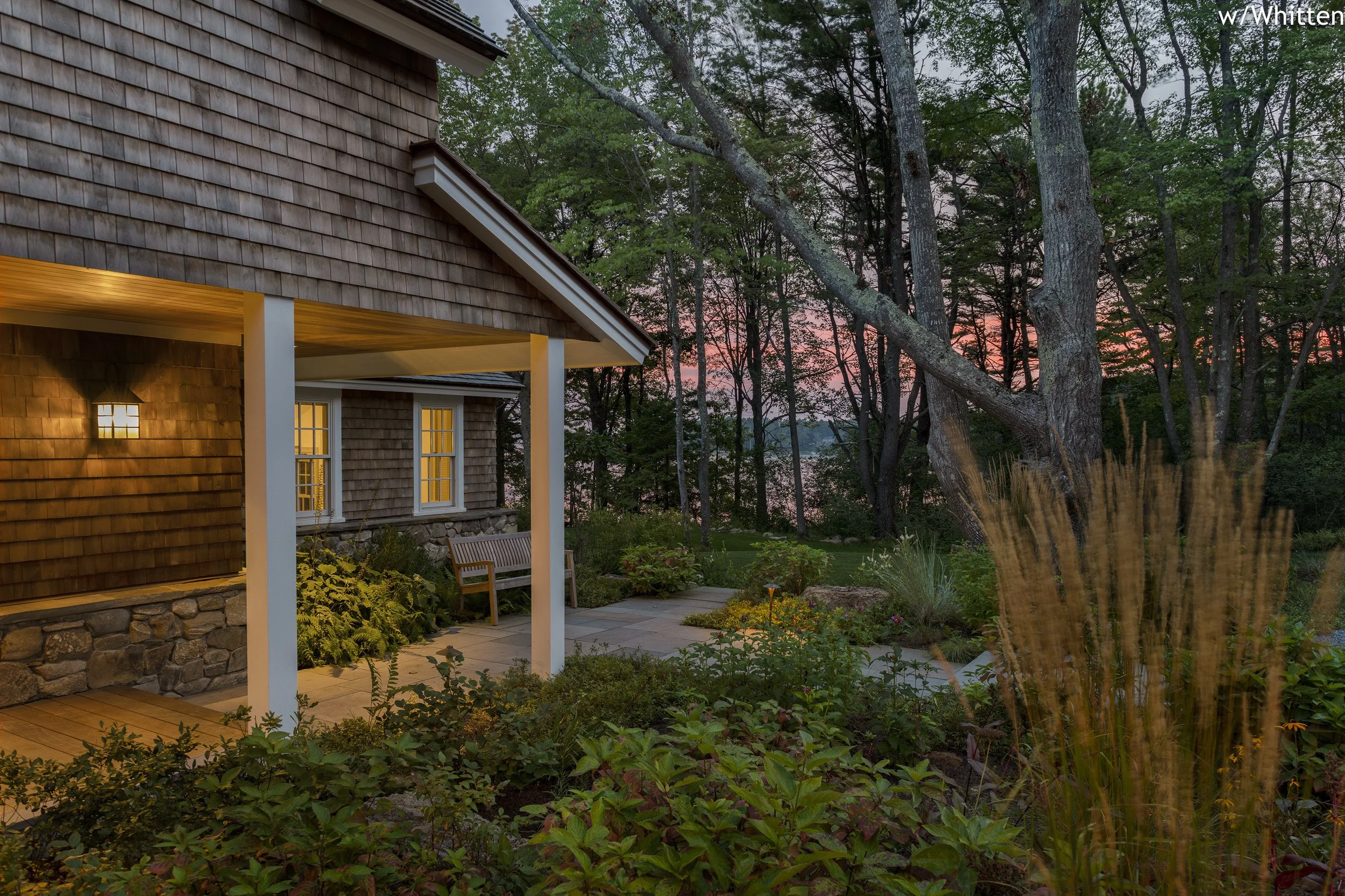 Beasley Architecture and Design - JAMES BEASLEY ARCHITECT - BaaD - shingle style - COTTAGE - maine Cottage - HUMAN ARCHITECTURE - HOUSE IN THE TREES - MAINE - NEW ENGLAND - coastal CUSTOM -whitten architects - energy efficient - shingle