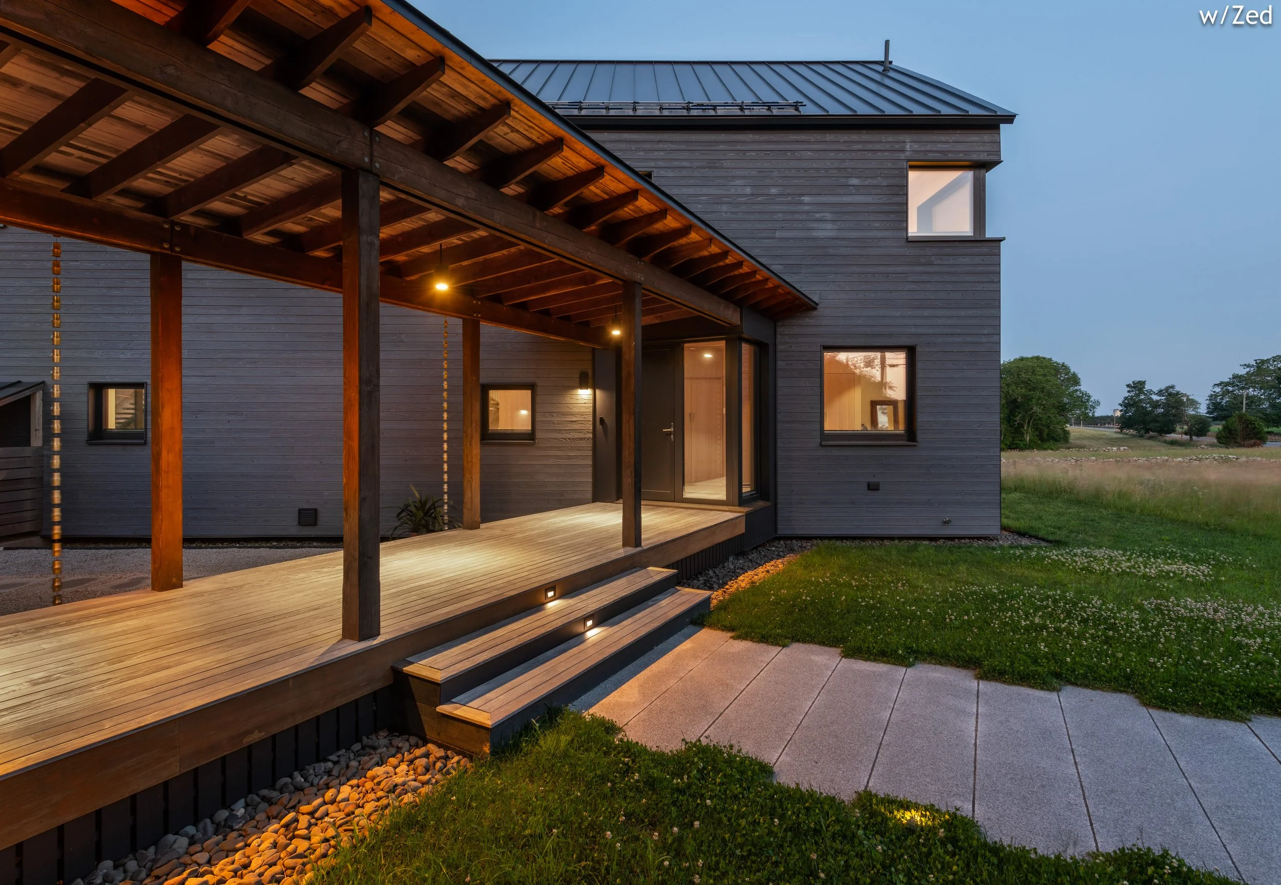 BEASLEY ARCHITECTURE AND DESIGN - JAMES BEASLEY ARCHITECT - BaaD - rural architecture - barndominium -   - HUMAN ARCHITECTURE - HOUSE IN field - MAINE - NEW ENGLAND - RHODE ISLAND CUSTOM architecture - simple form - zero Energy Design - Crafted Space