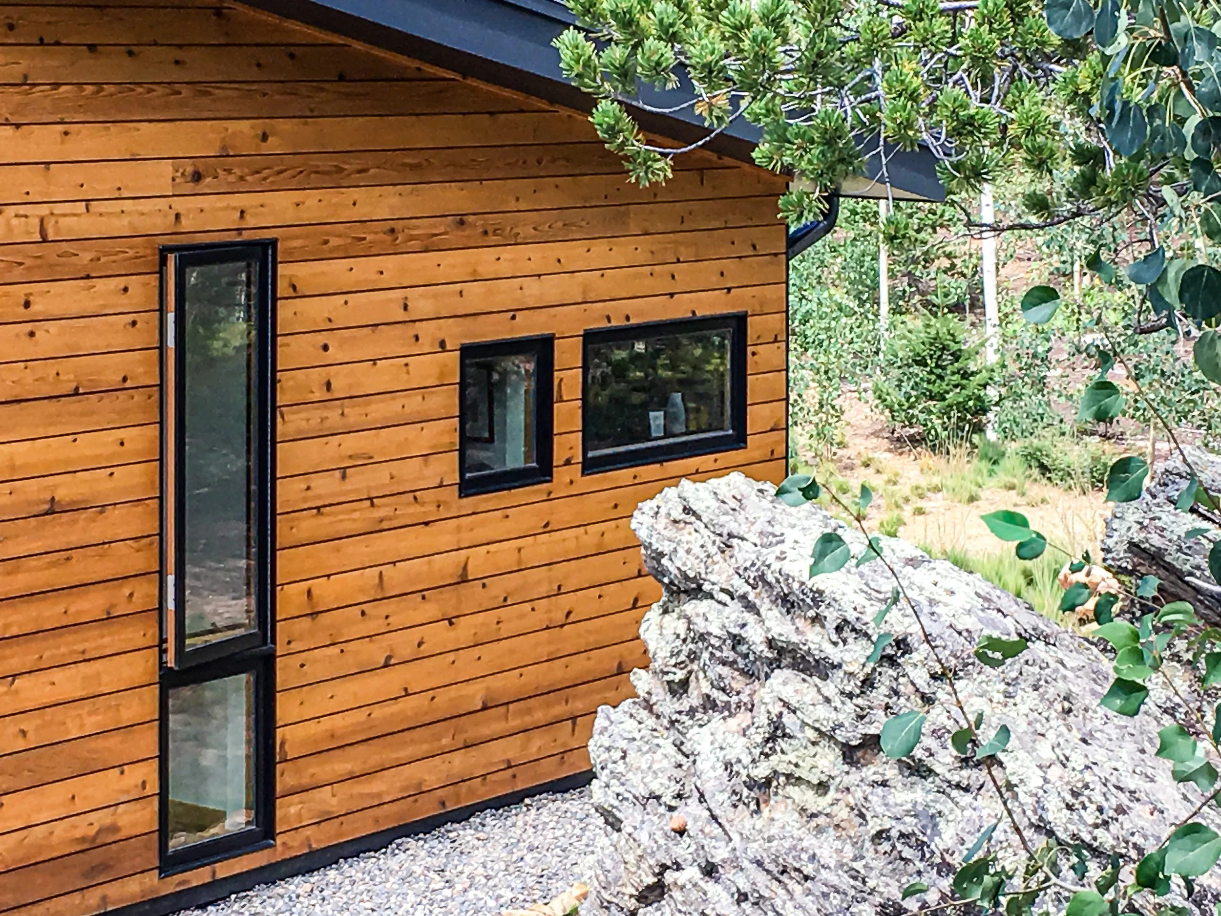 BEASLEY ARCHITECTURE AND DESIGN - JAMES BEASLEY ARCHITECT - BaaD - midcentury modern - mountain architecture -Corner glass - passive solar - HUMAN ARCHITECTURE - Boulder - Nederland - Colorado -  off the grid  - CUSTOM residential architecture - mode