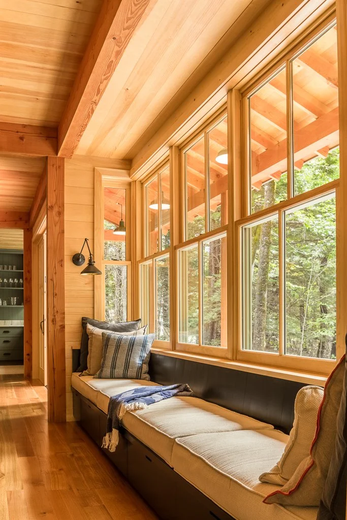 BEASLEY ARCHITECTURE AND DESIGN - JAMES BEASLEY ARCHITECT - BaaD - rural architecture - lake house- screen porch - HUMAN ARCHITECTURE - HOUSE IN wood -  house on a lake - MAINE - NEW ENGLAND - CUSTOM architecture - Maine Lake House