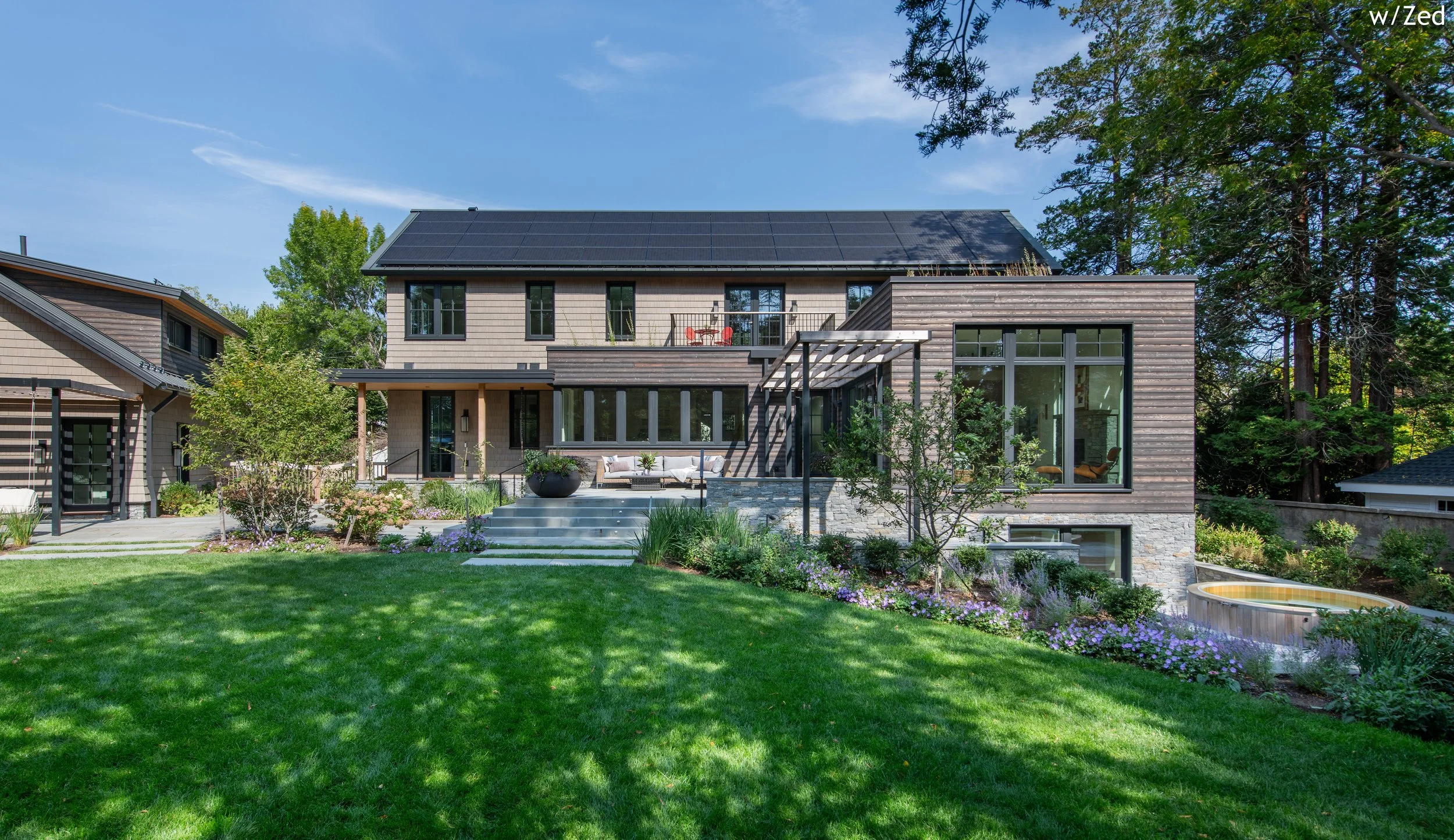 AMES BEASLEY ARCHITECT - BaaD - URBAN OASIS COTTAGE  - HUMAN ARCHITECTURE - HOUSE IN THE TREES - MAINE - NEW ENGLAND - RHODE ISLAND CUSTOM -Zero Energy Design