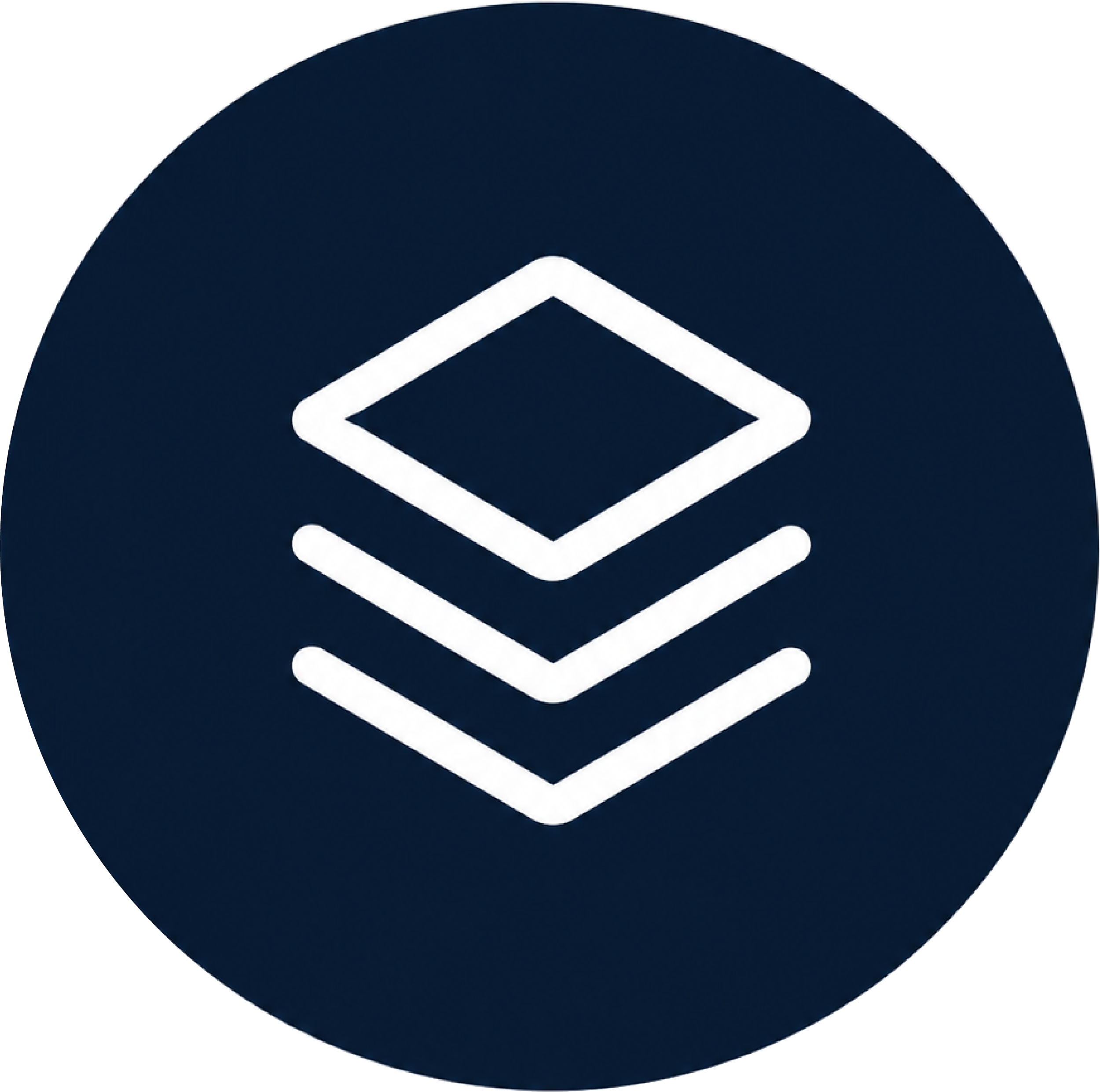 Layers icon representing infrastructure materials