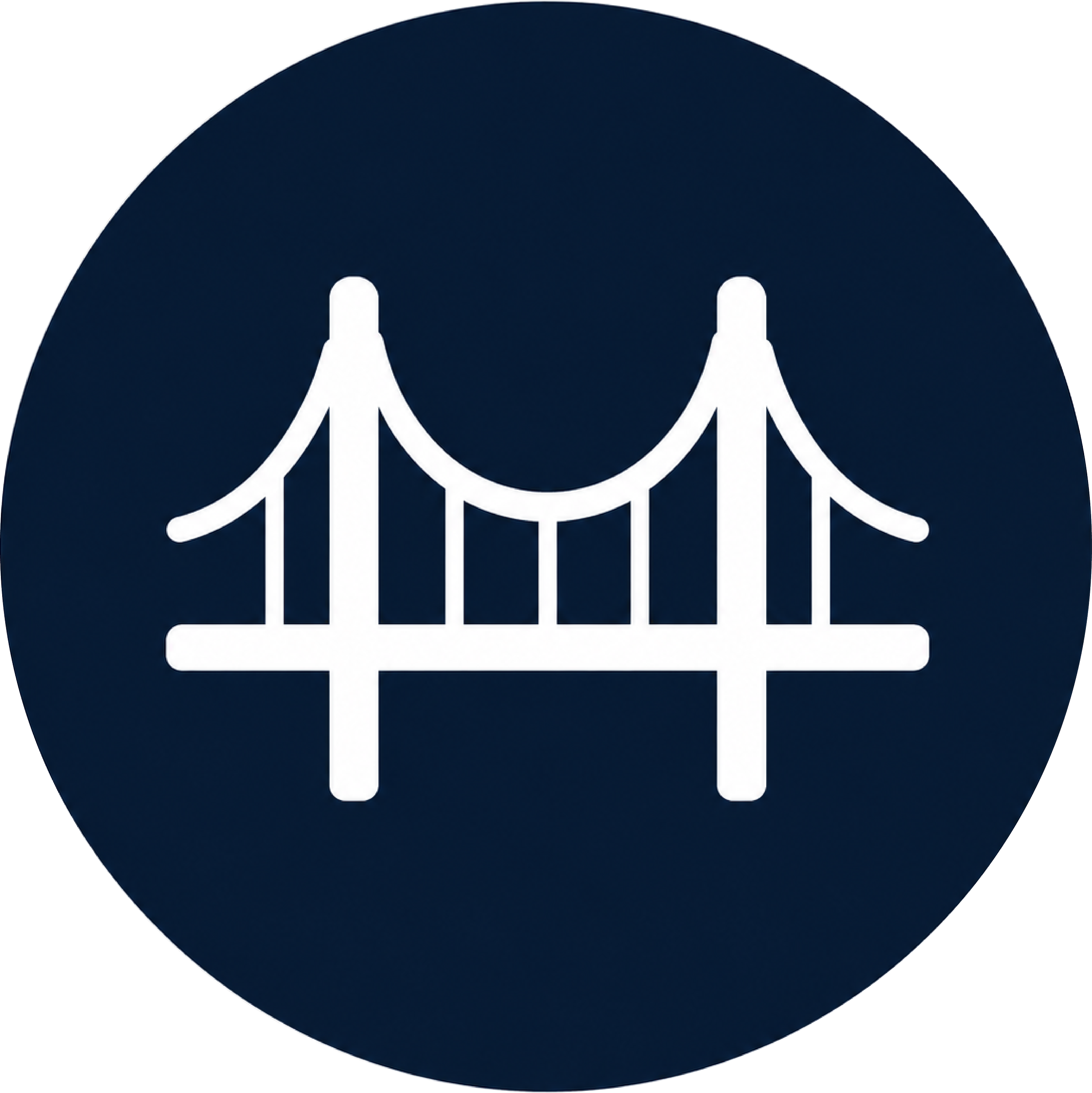Bridge icon representing transportation infrastructure
