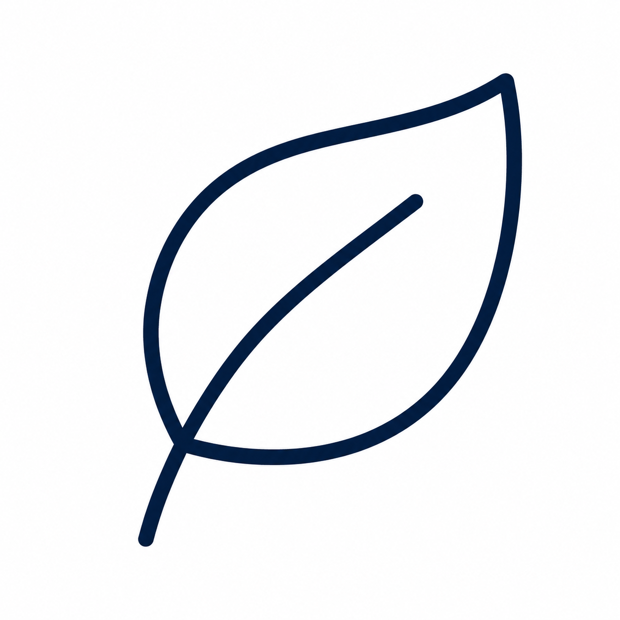 Leaf icon representing life-cycle assessment and sustainability