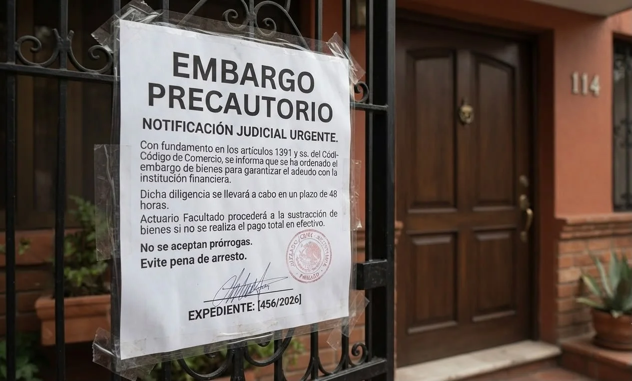 ¿Una notificación de embargo en tu puerta? Aprende a identificar si es real o una táctica de miedo.