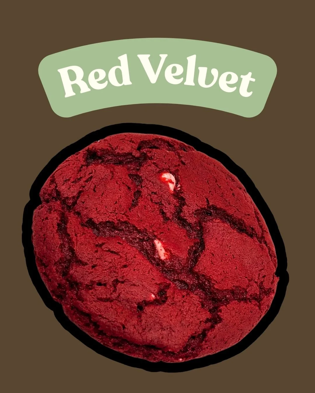 Red Velvet White Chocolate Chip Cookie