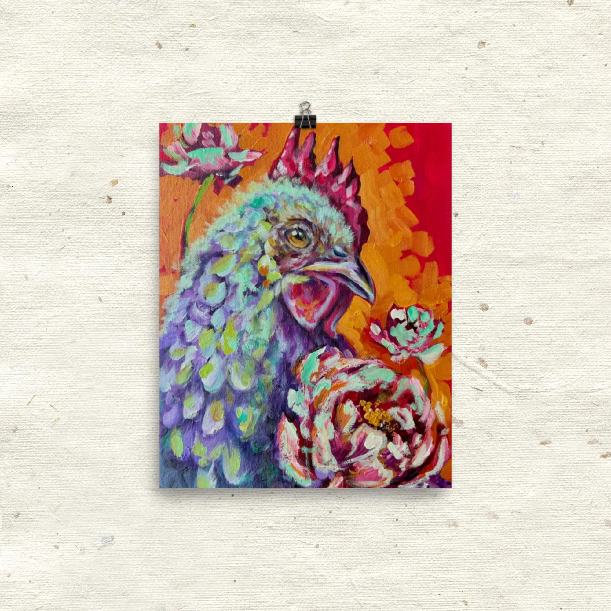 Sassy Chicken Print