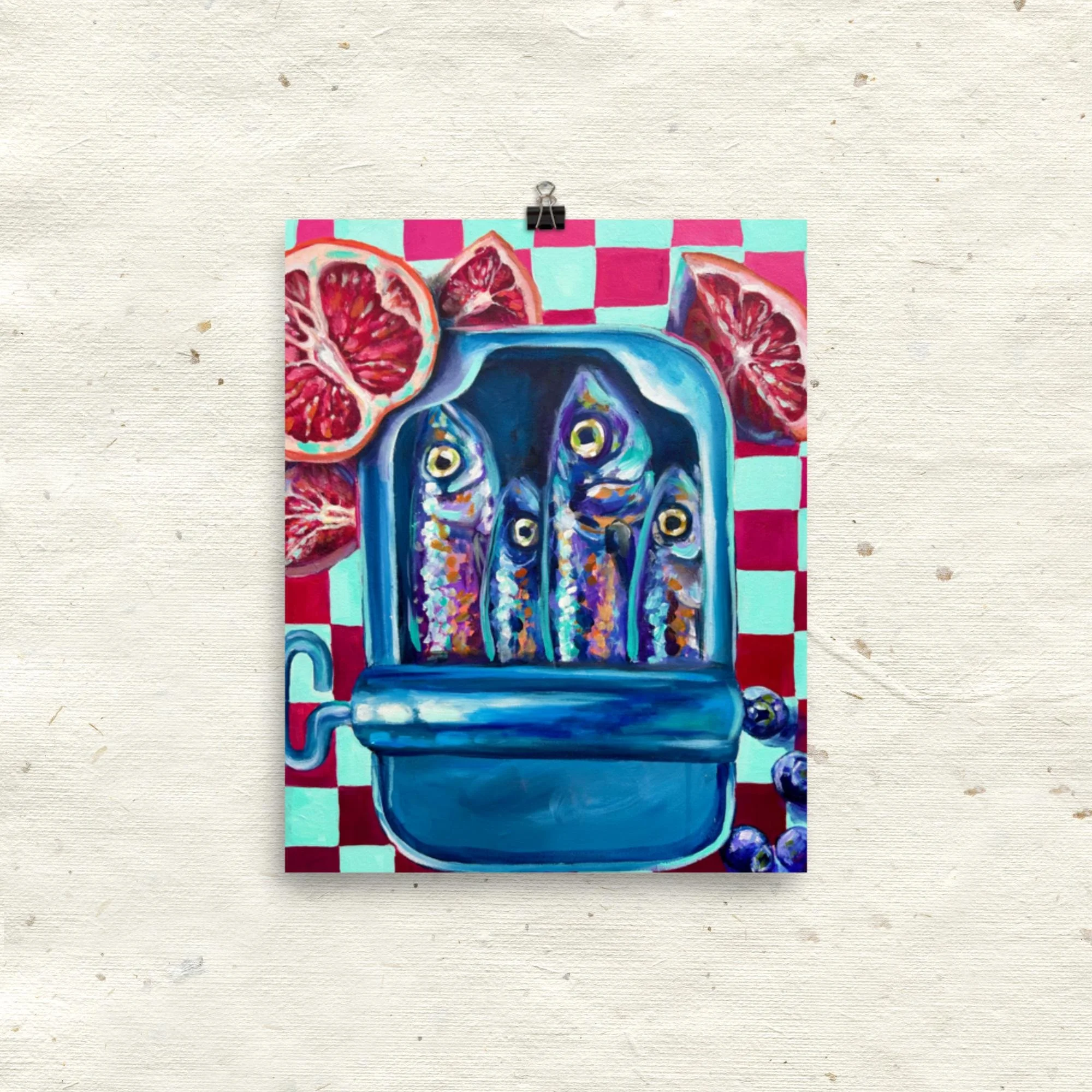 Sincerely Sardines Print